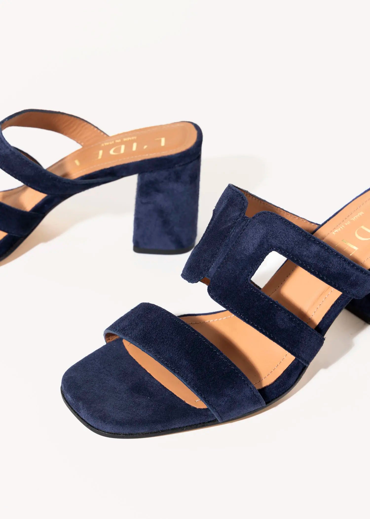 swatch_navy suede heeled cutout sandal heeled sandals