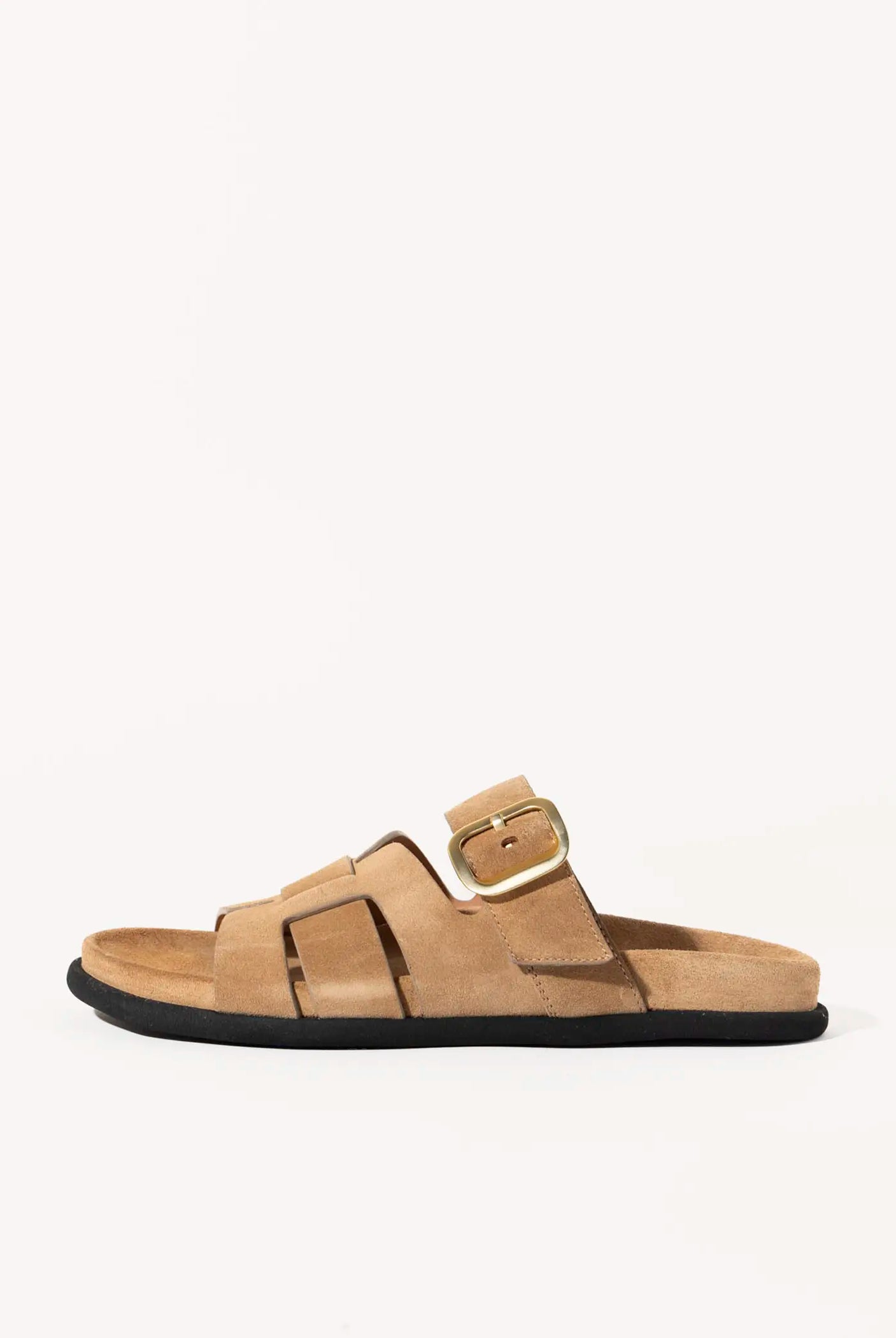 swatch_tobacco suede suede slide sandal flat sandals