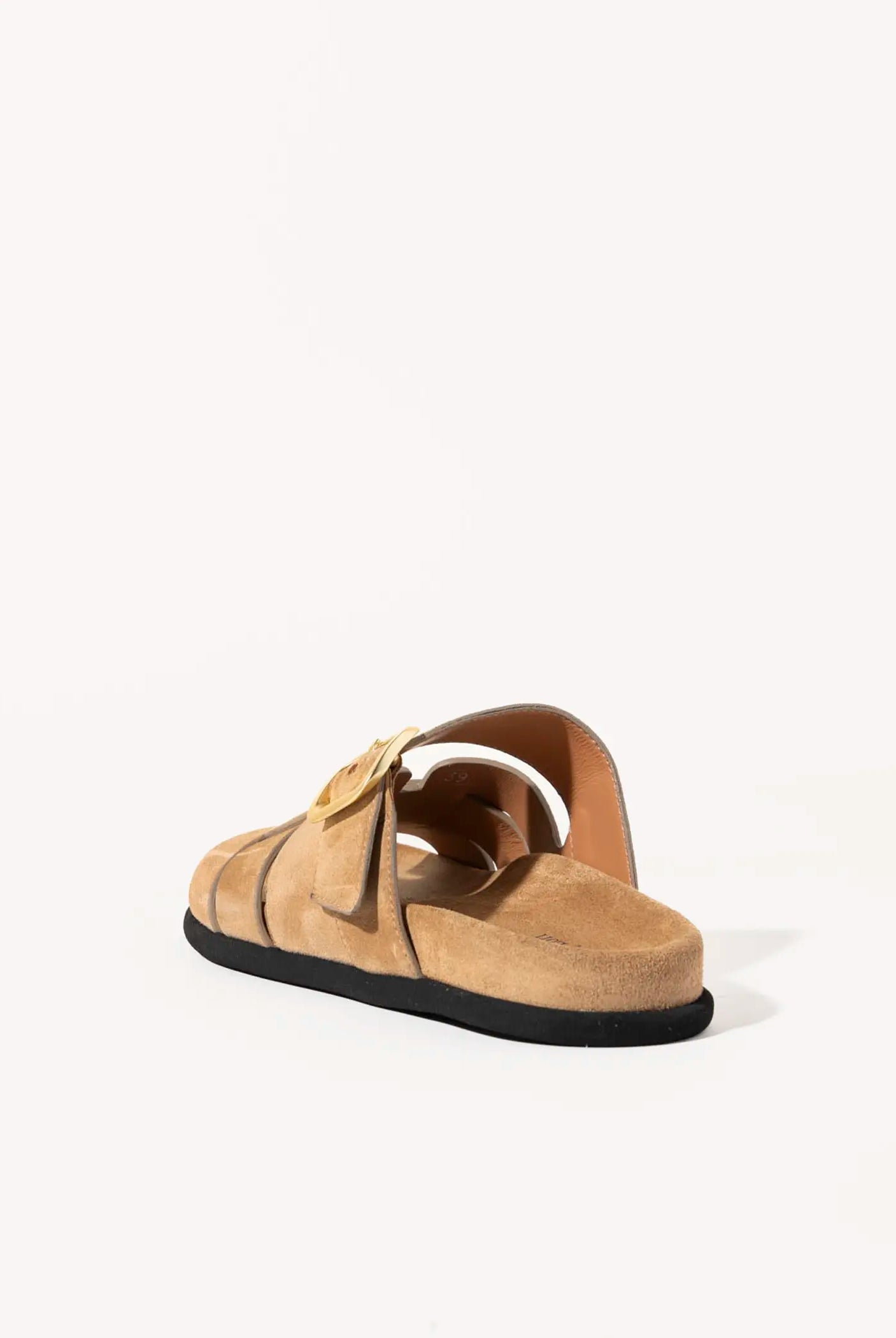swatch_tobacco suede suede slide sandal flat sandals