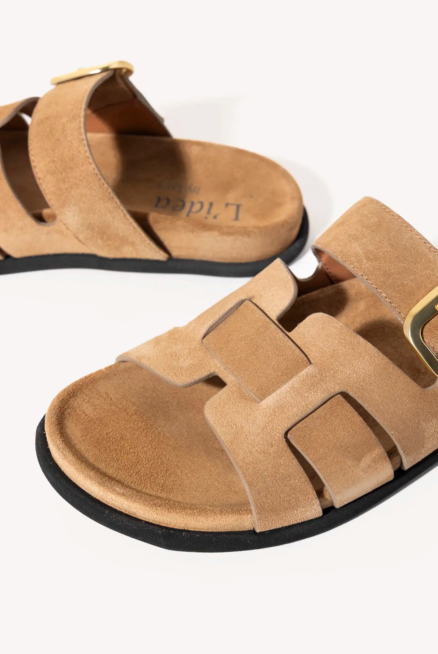 swatch_tobacco suede suede slide sandal flat sandals