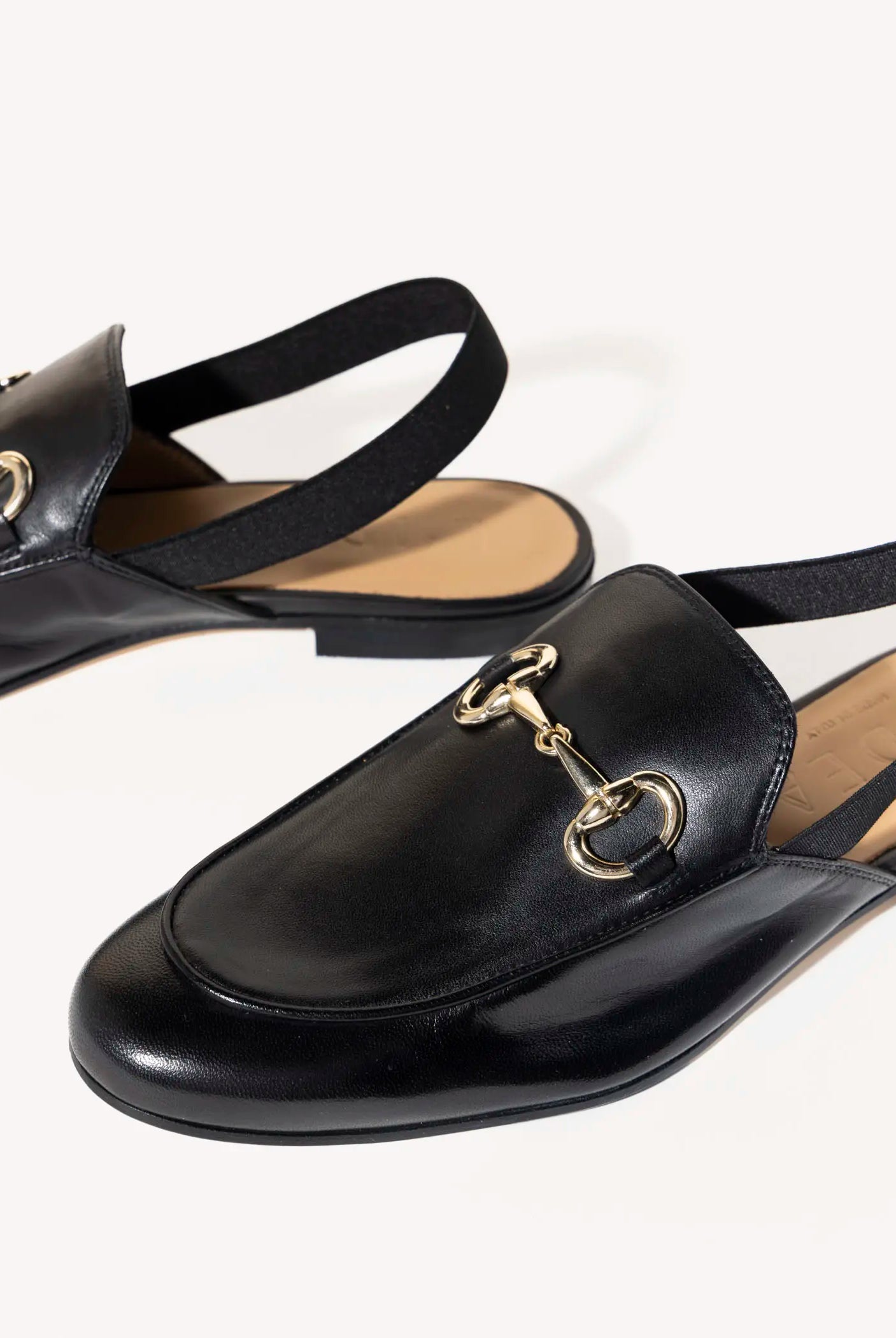 swatch_black leather slingback loafer flat shoes