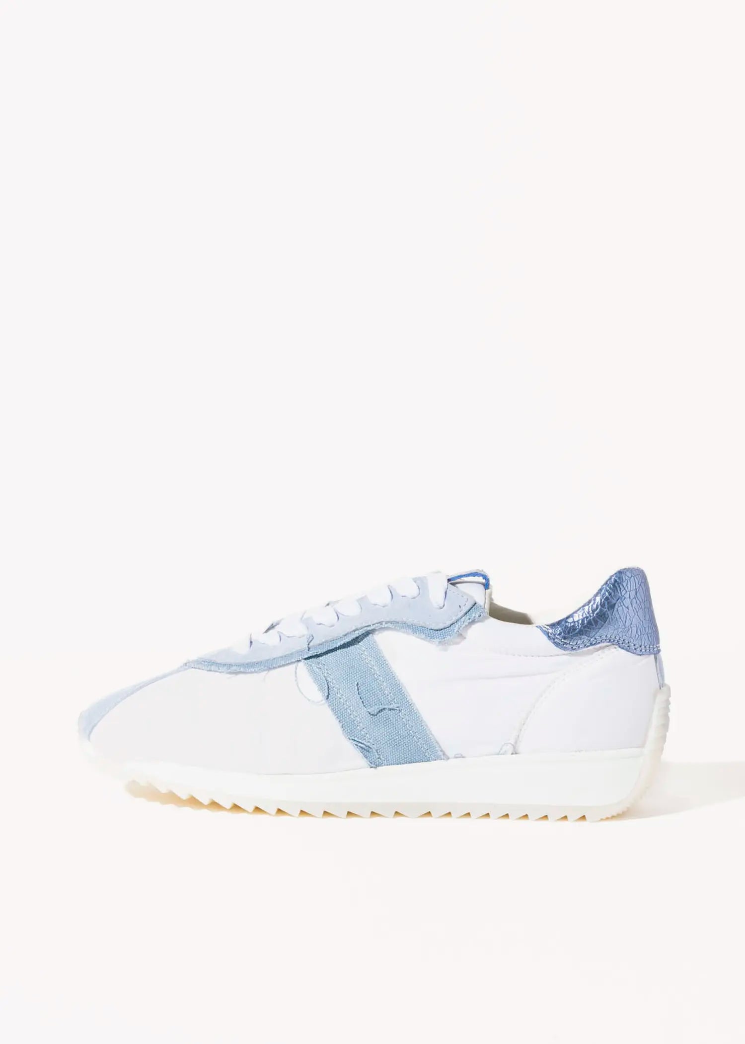 swatch_white/blue nylon sneaker shoes