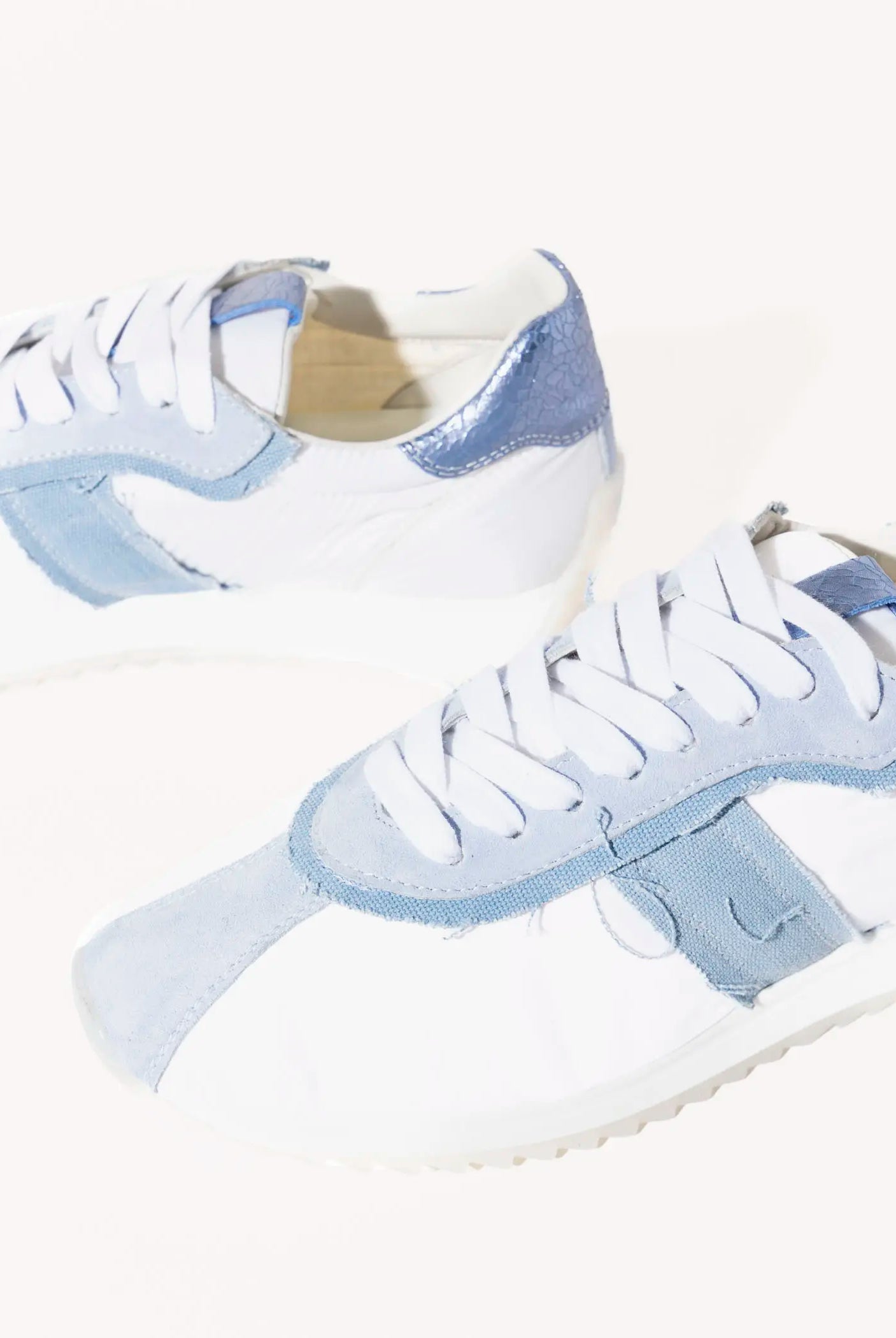 swatch_white/blue nylon sneaker shoes