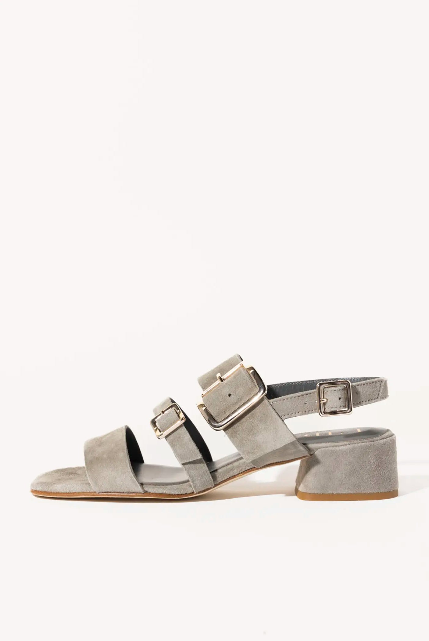 swatch_khaki suede heeled buckle sandal heeled sandals