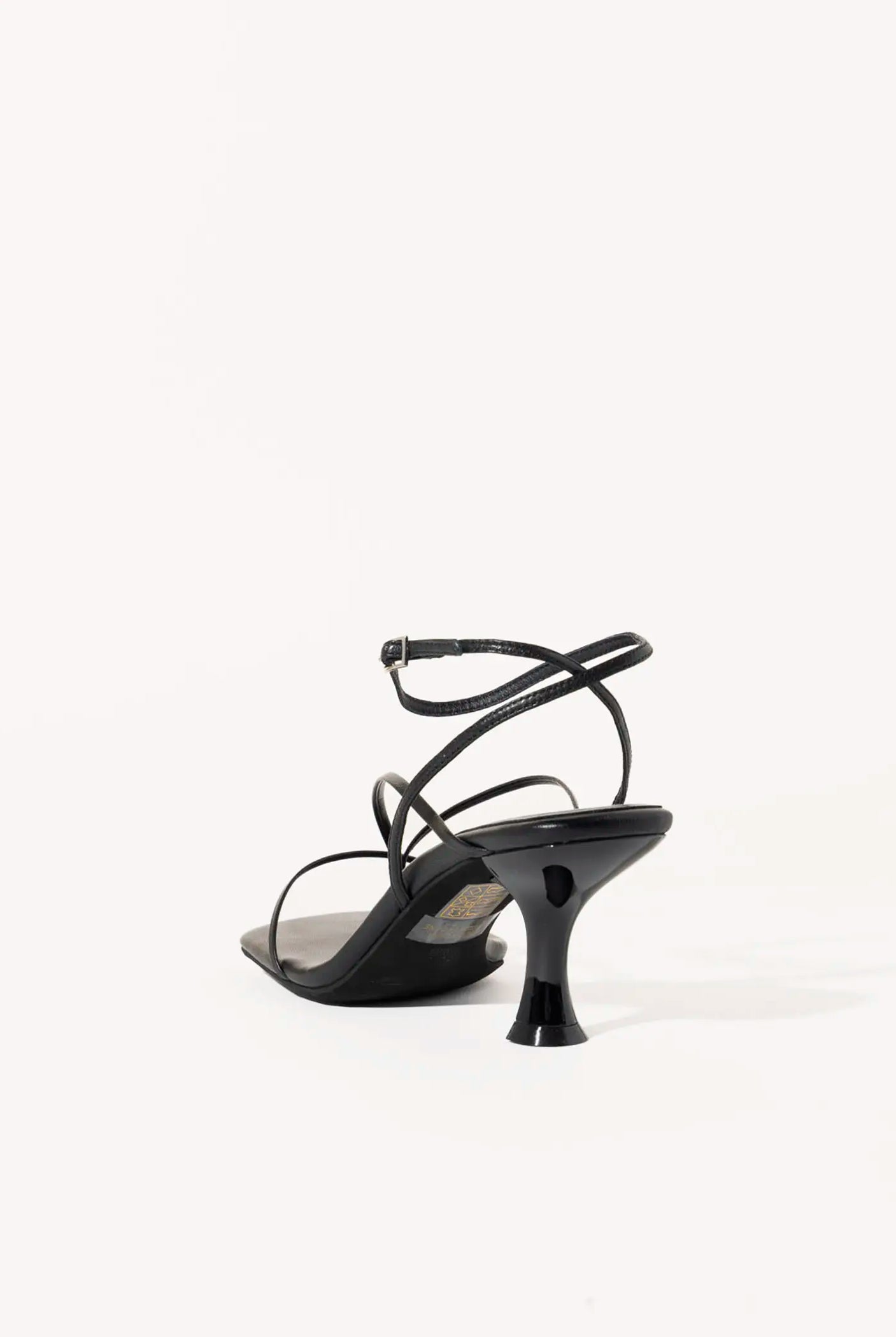 swatch_black leather fluxx heeled sandal heeled sandals