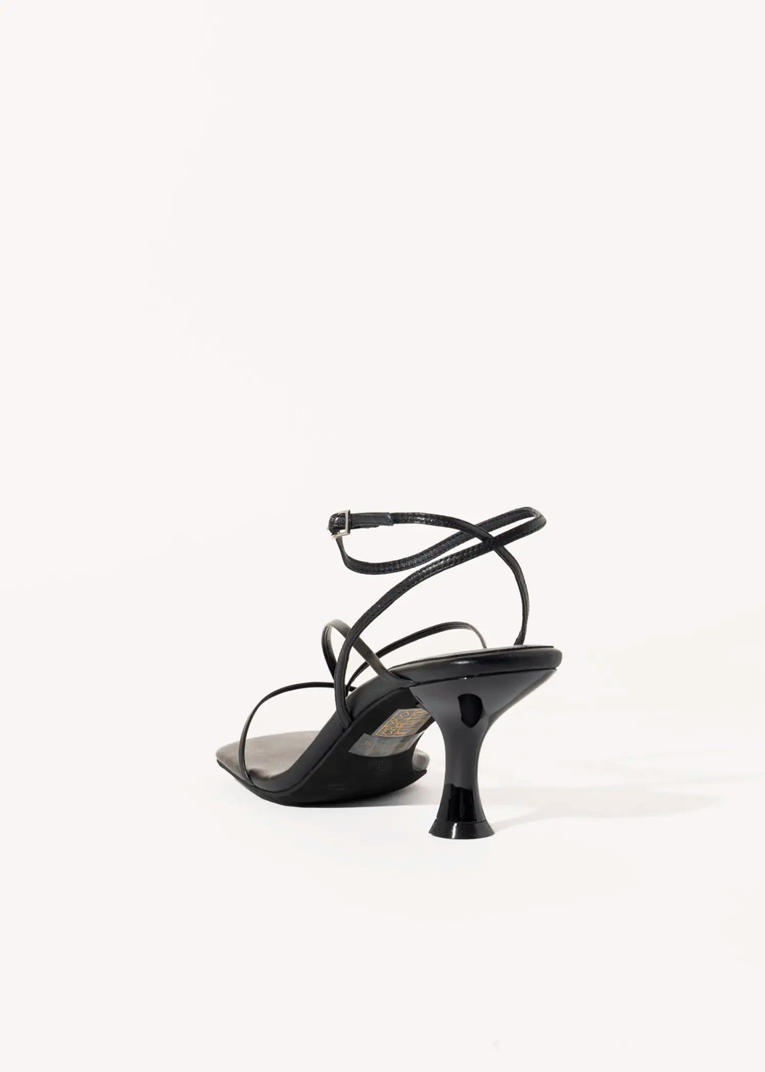 swatch_black leather fluxx heeled sandal heeled sandals