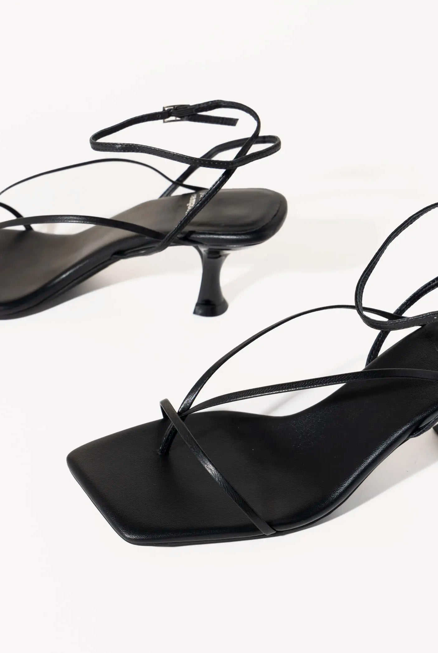 swatch_black leather fluxx heeled sandal heeled sandals