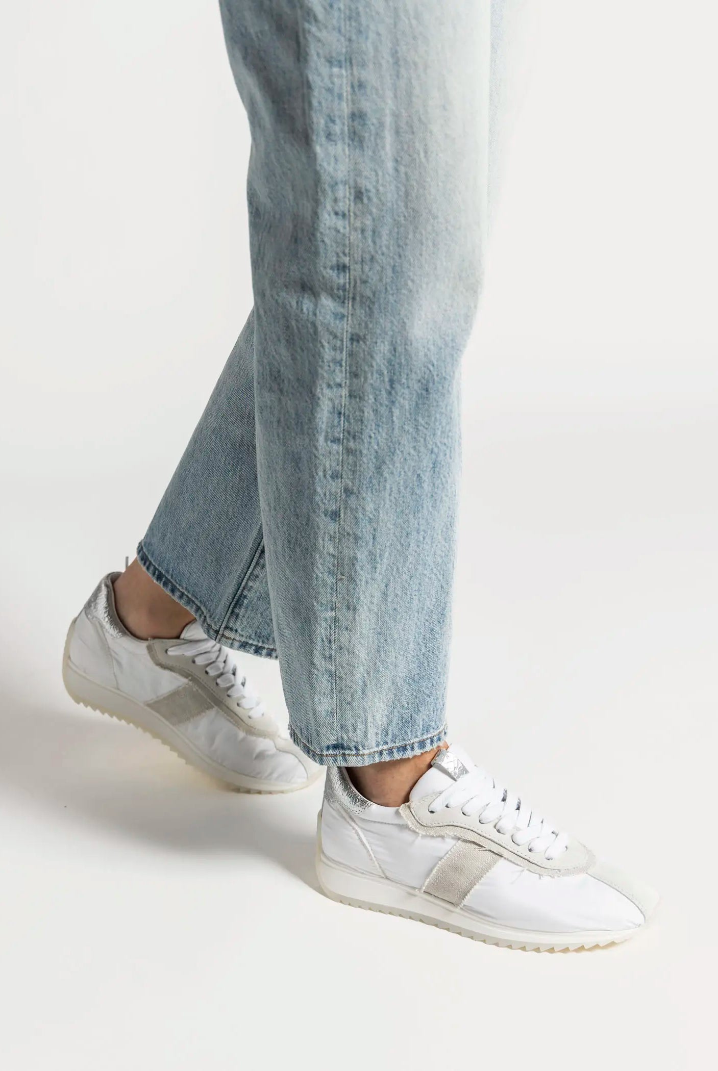 swatch_white/grey nylon sneaker shoes