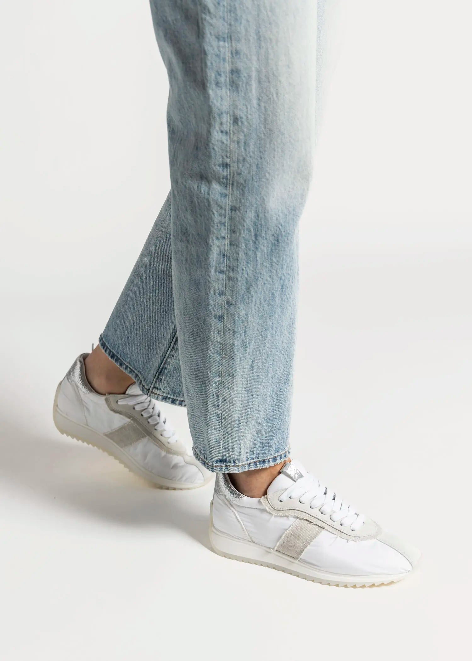 swatch_white/grey nylon sneaker shoes