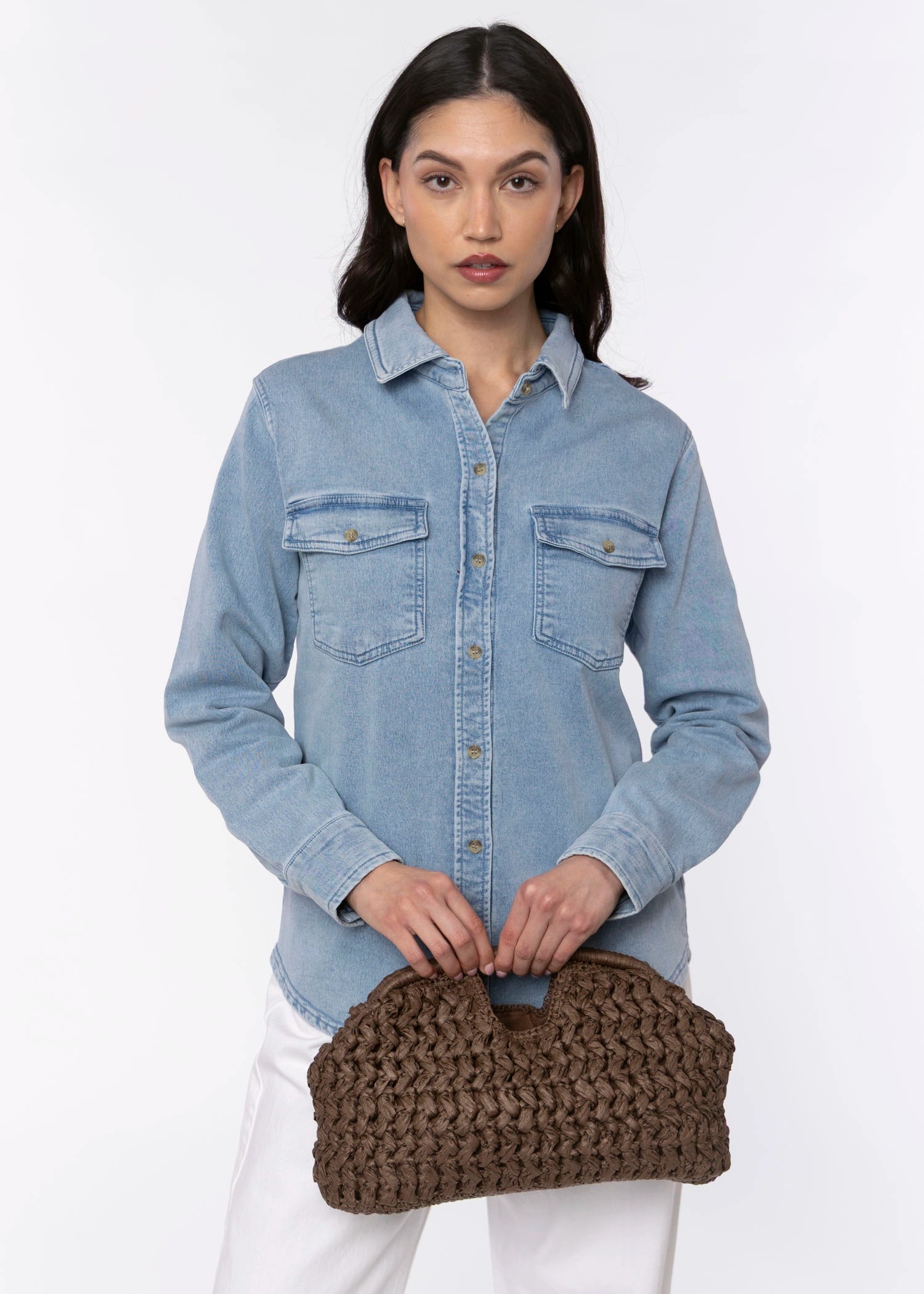 swatch_Chocolate urban expressions abigail raffia bag