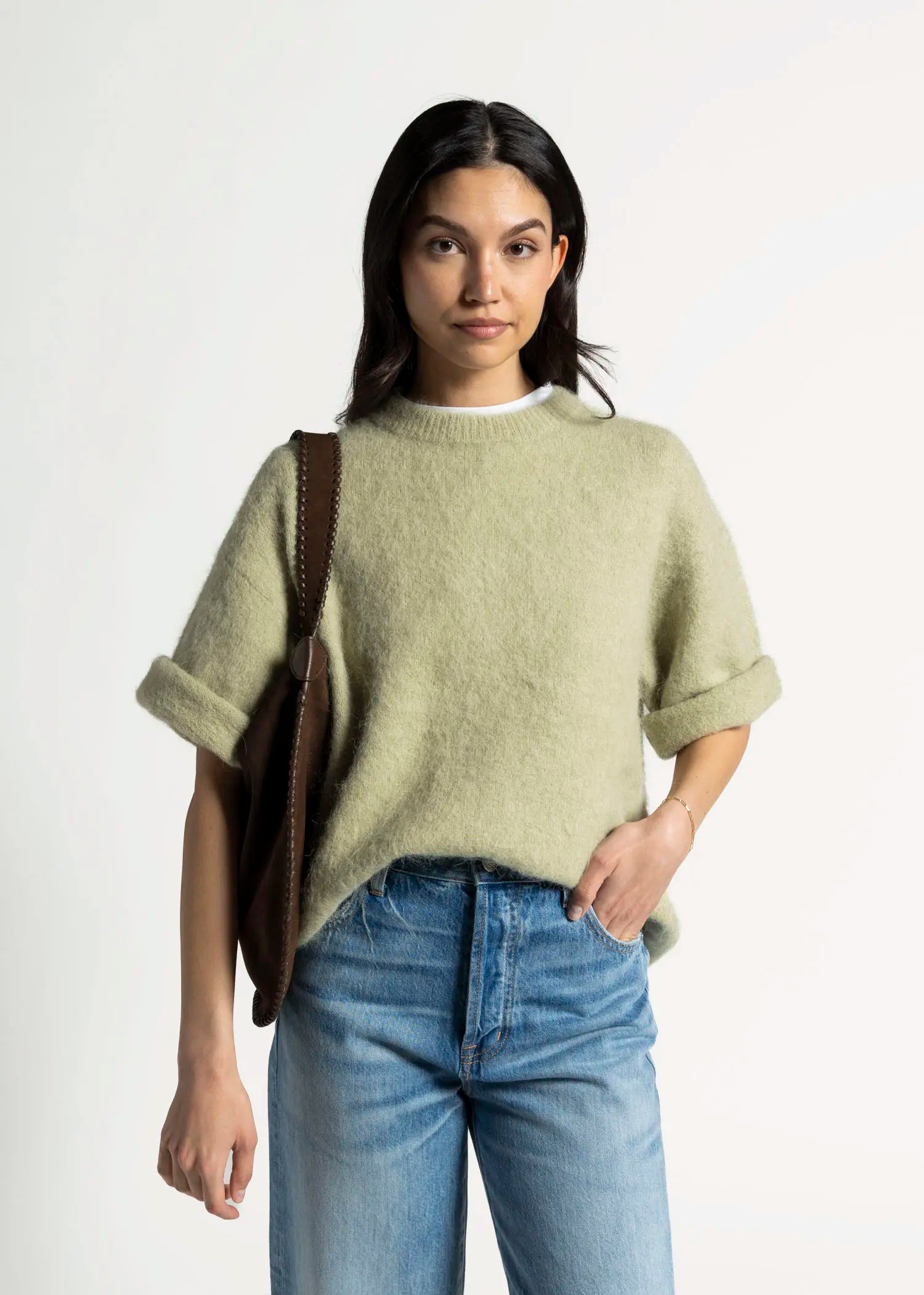 swatch_pistachio micah sweater tee sweaters