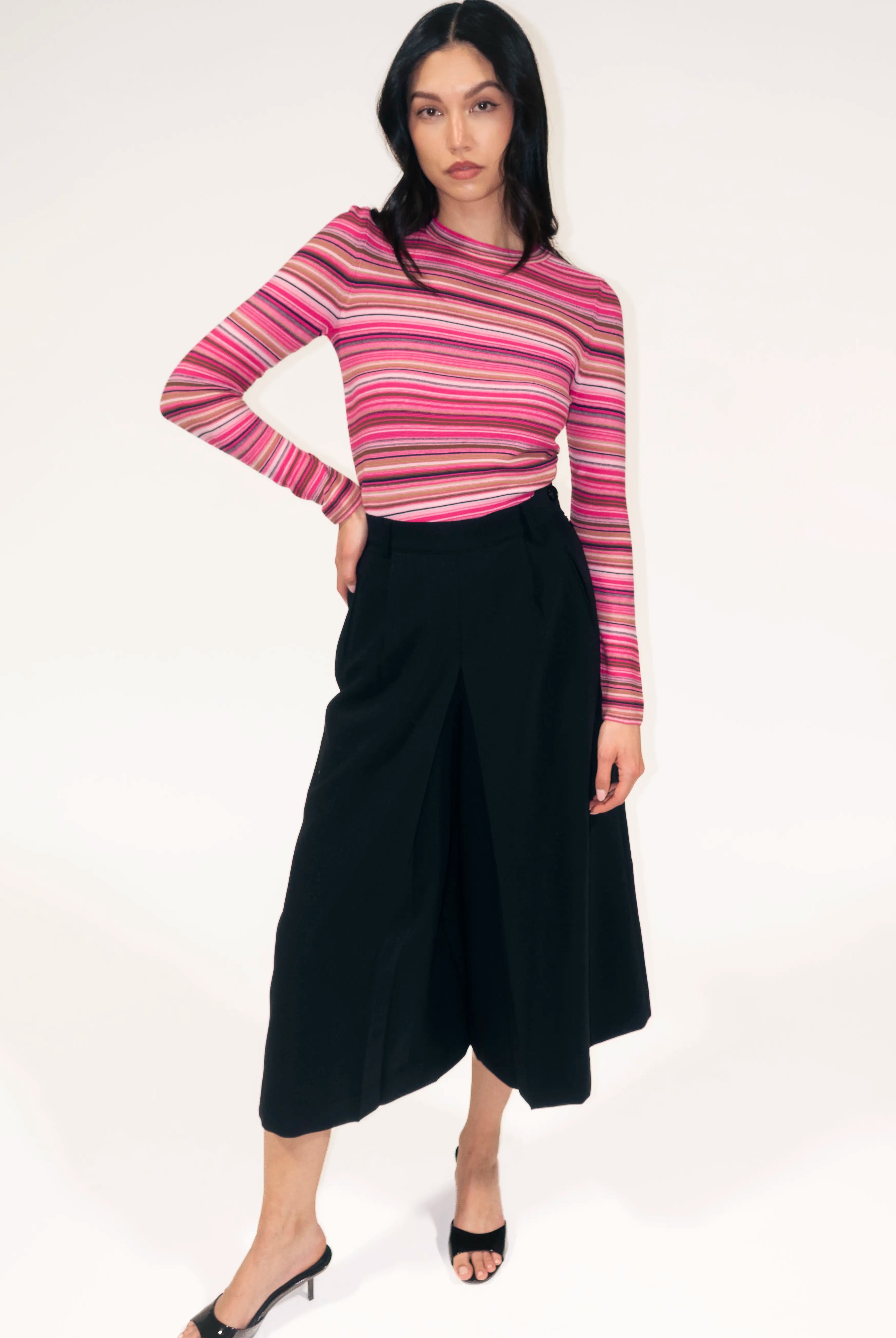 swatch_Black favorite daughter nicole culotte pant