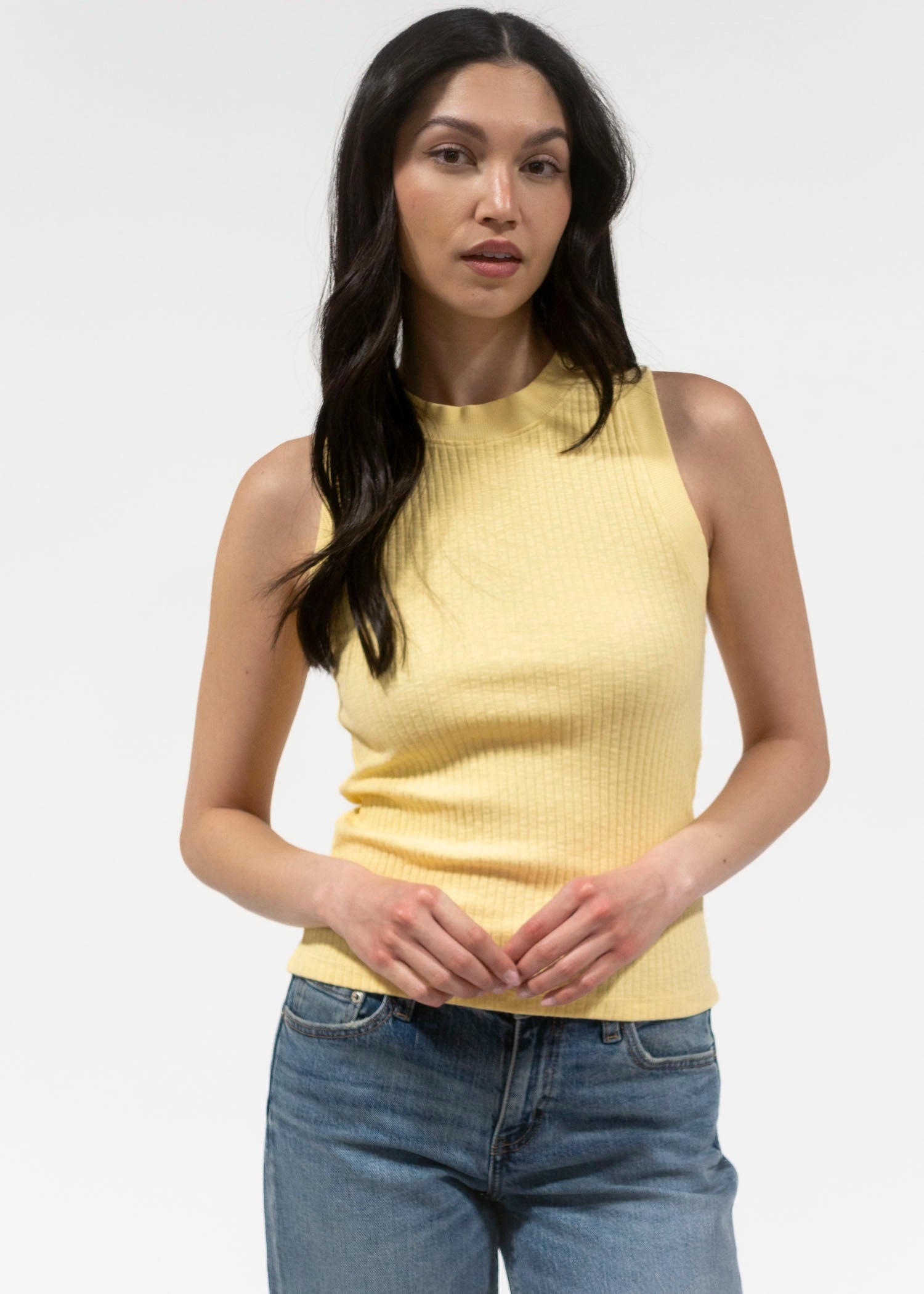swatch_Butter Yellow player racerback tank apparel