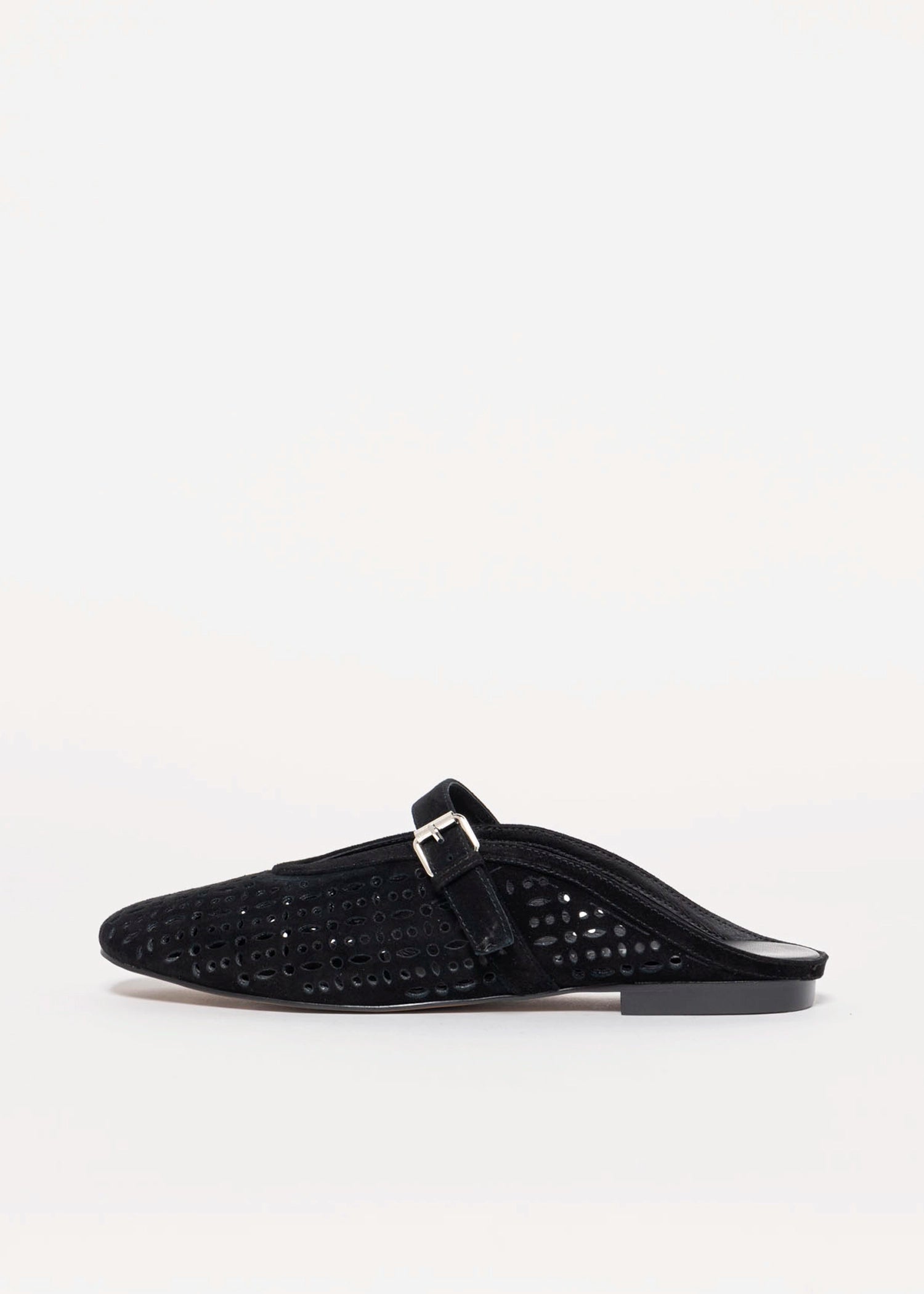 swatch_Black Suede bibi lou maia flat