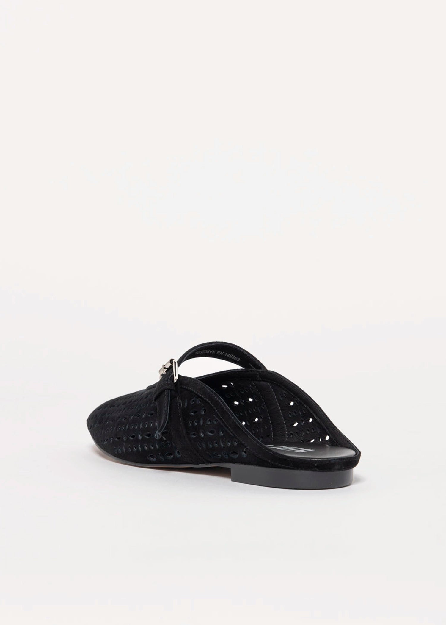 swatch_Black Suede bibi lou maia flat