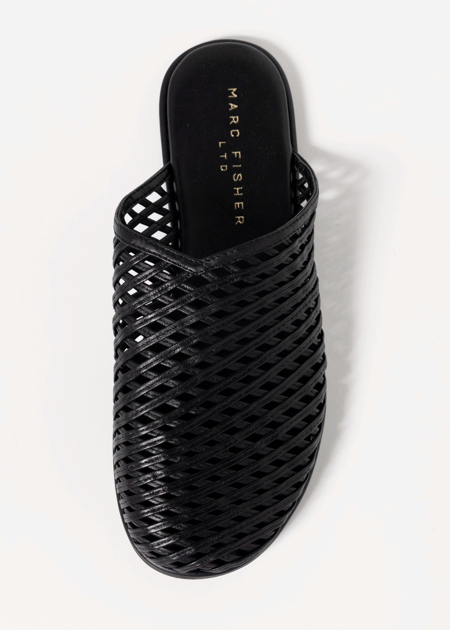 swatch_Black marc fisher lynzi leather mule