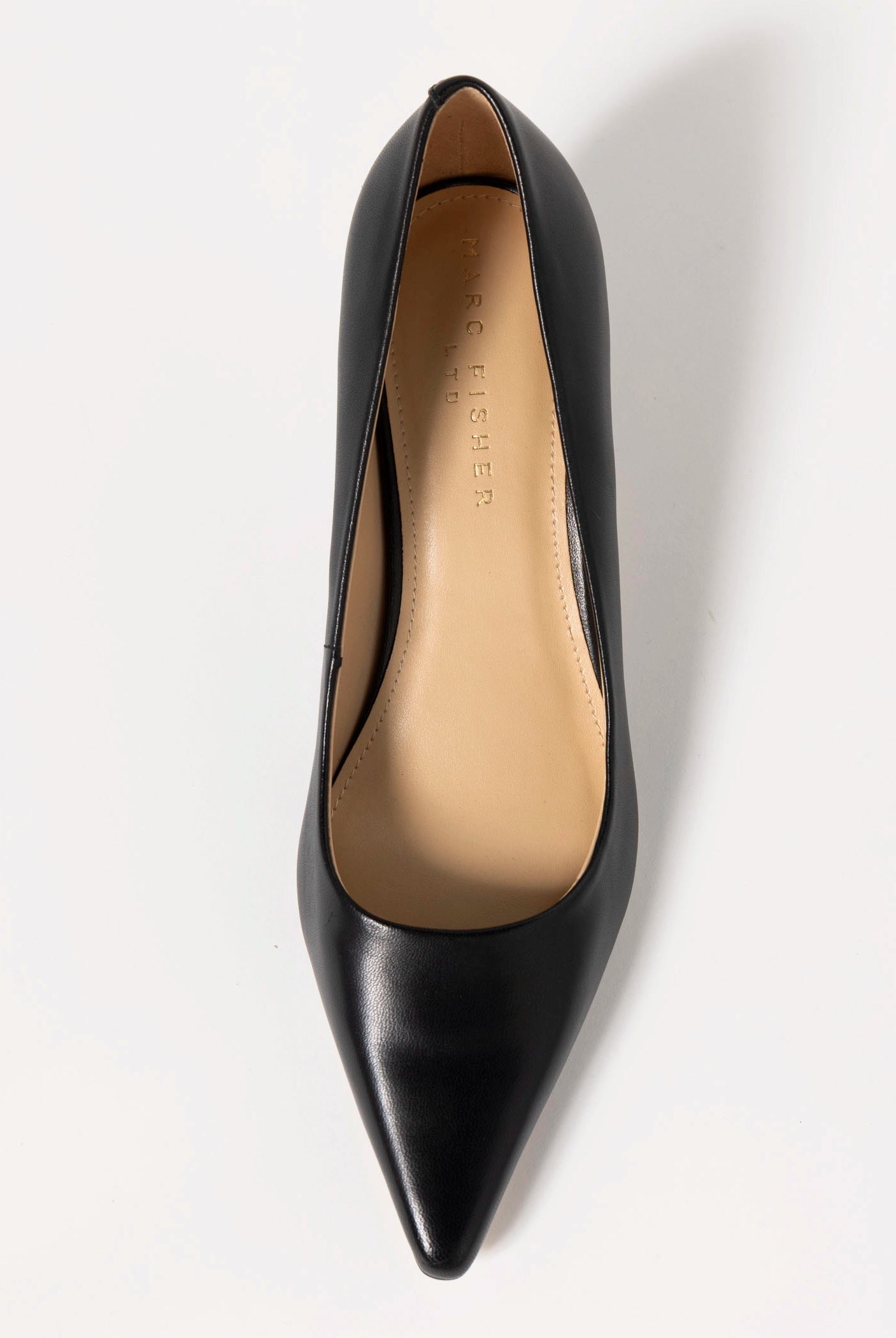 swatch_Black Leather marc fisher calynna pump