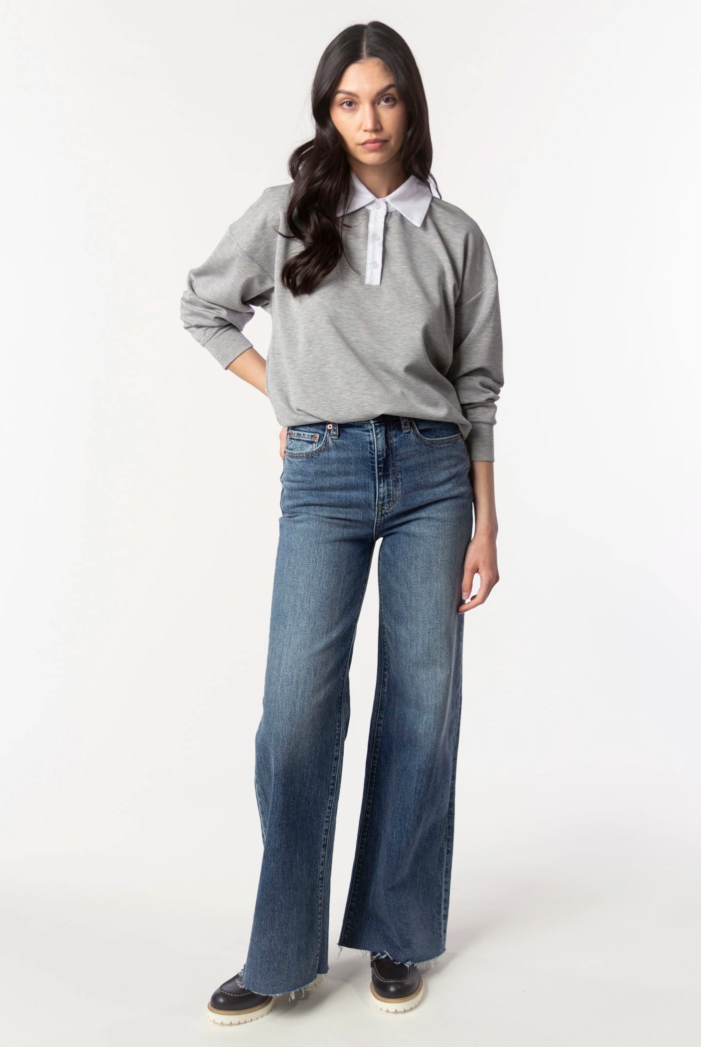 swatch_Medium Denim daze far out wide leg jean