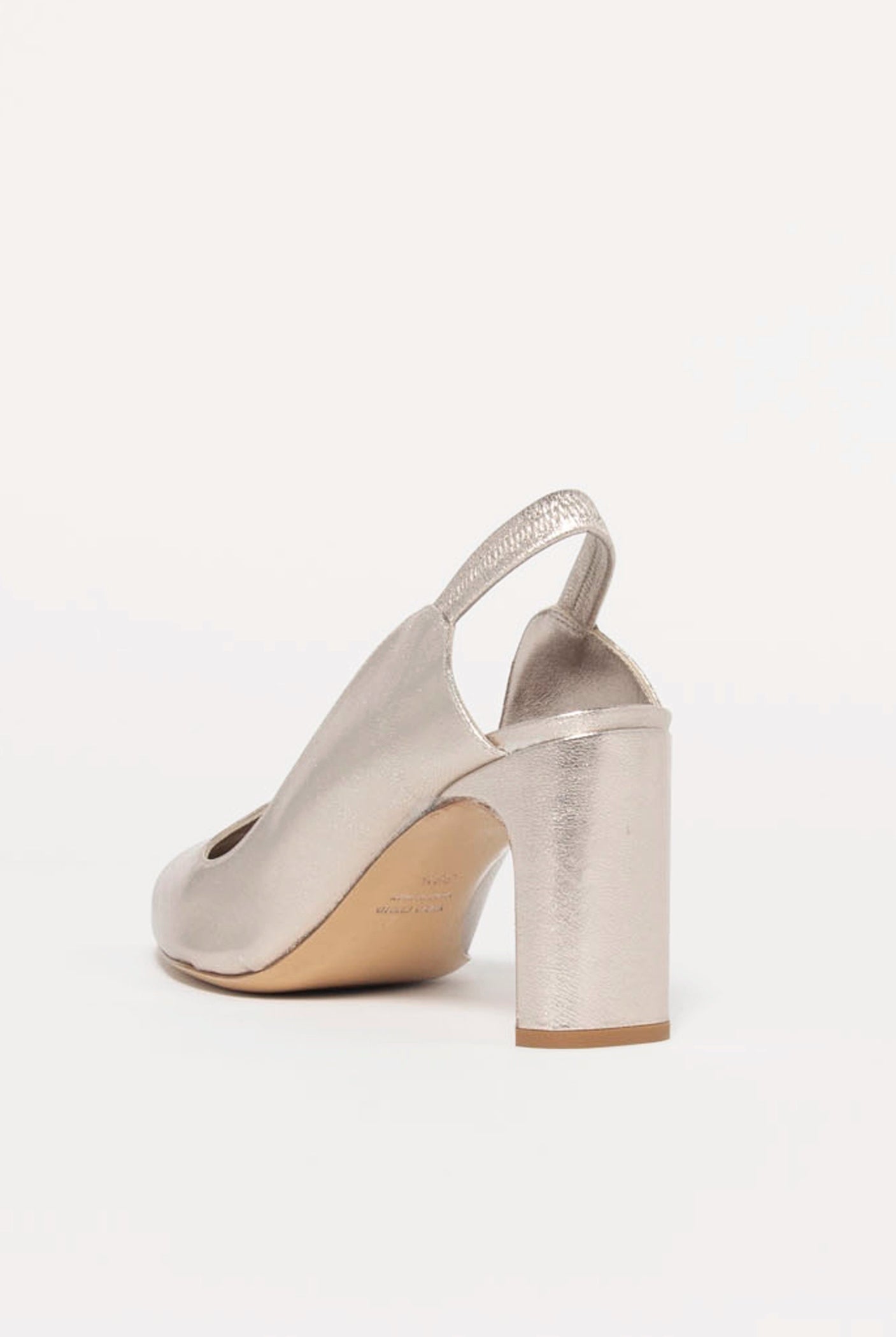 swatch_Champagne Leather mara bini sole leather slingback