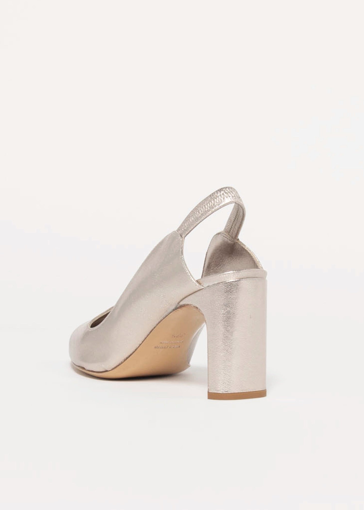 swatch_Champagne Leather mara bini sole leather slingback