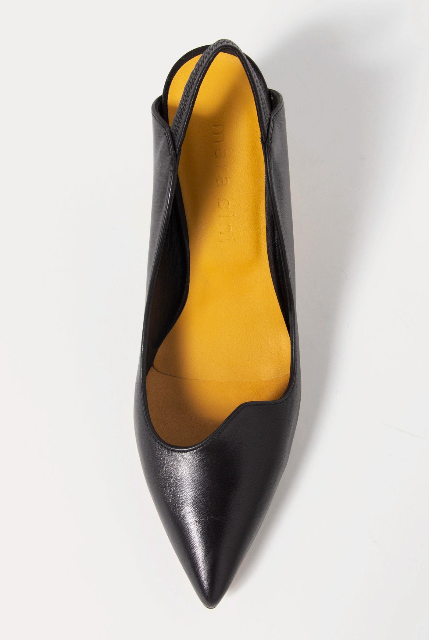 swatch_Black Leather mara bini sole leather slingback