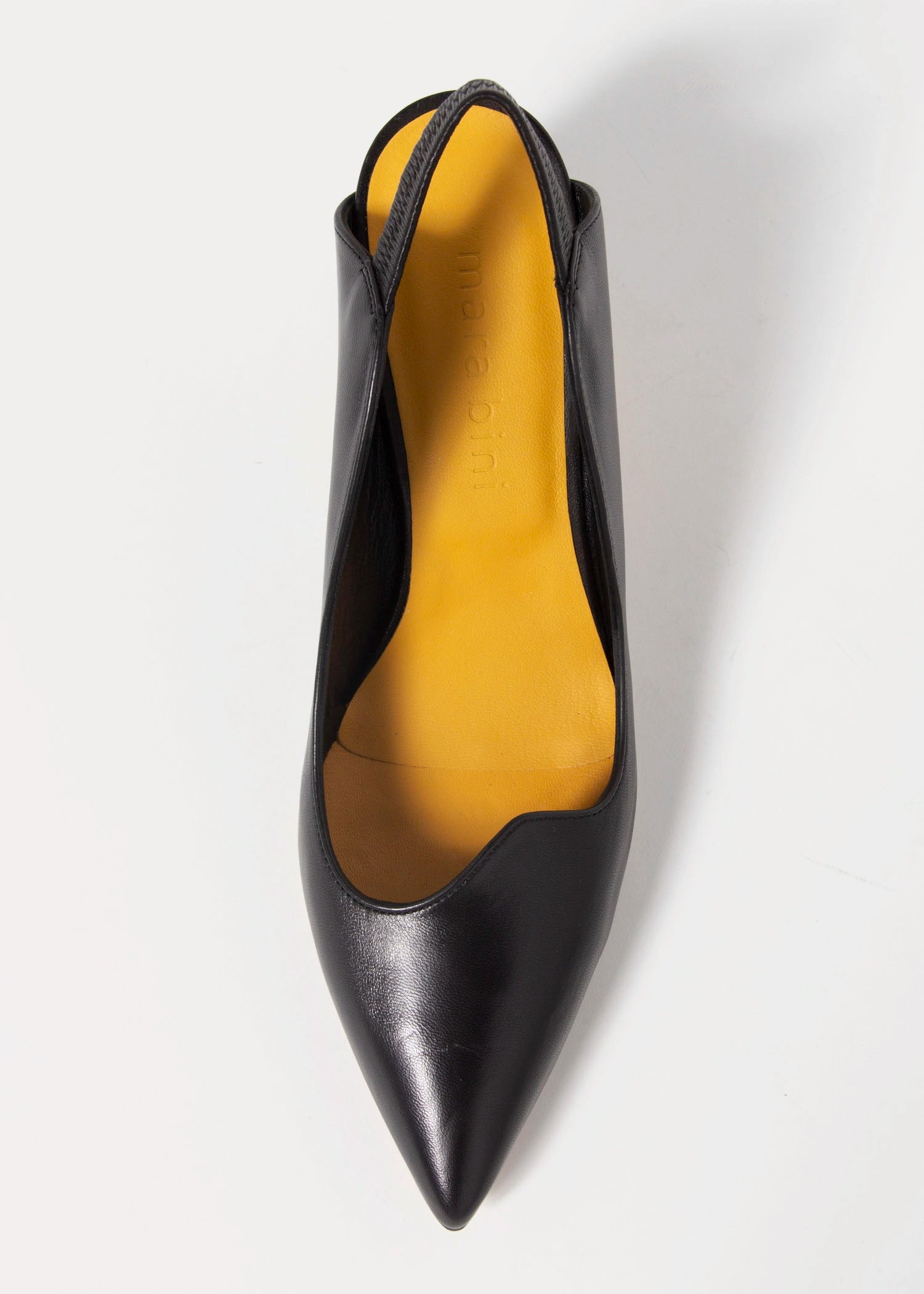 swatch_Black Leather mara bini sole leather slingback