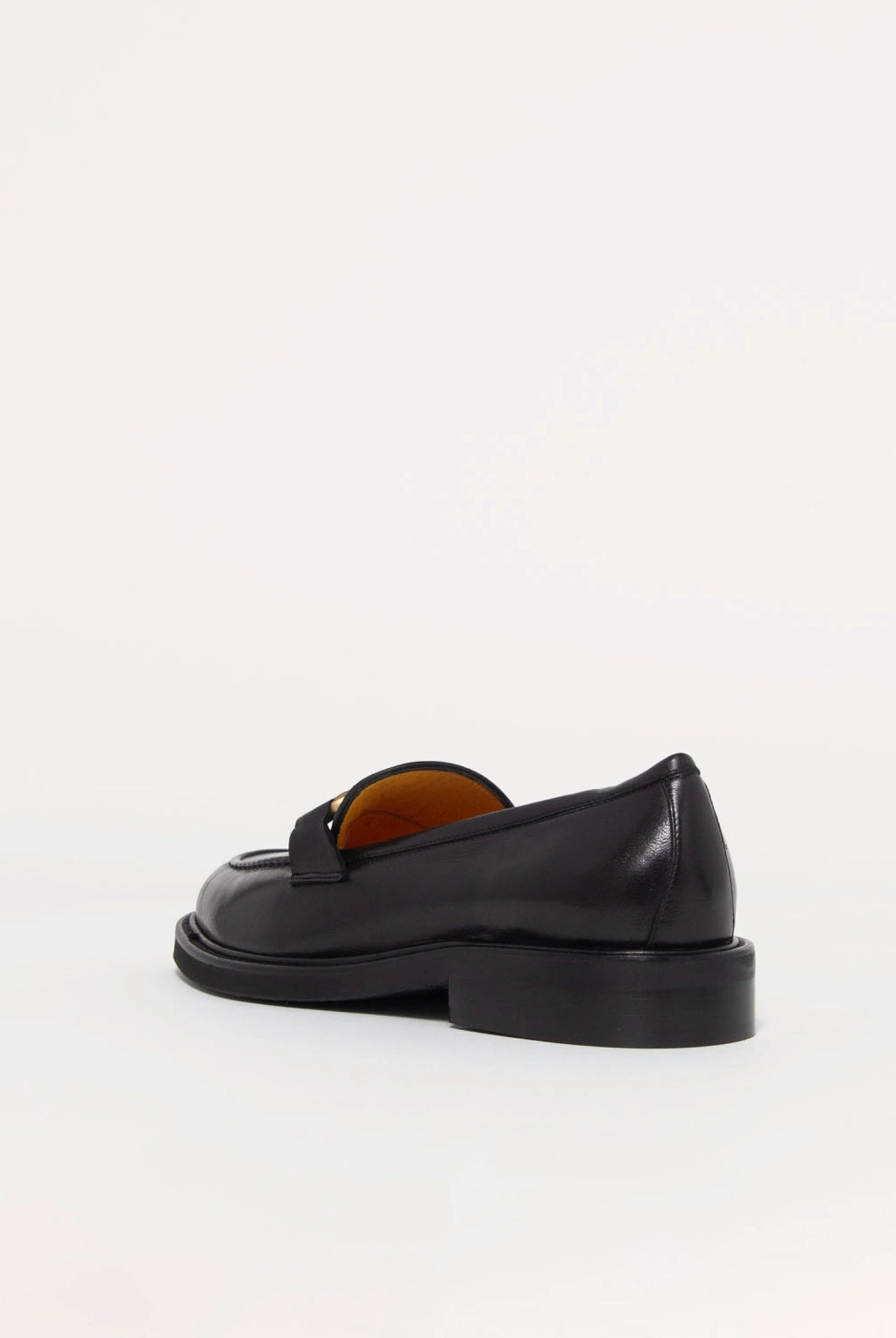 swatch_Black Leather mara bini frida leather loafer