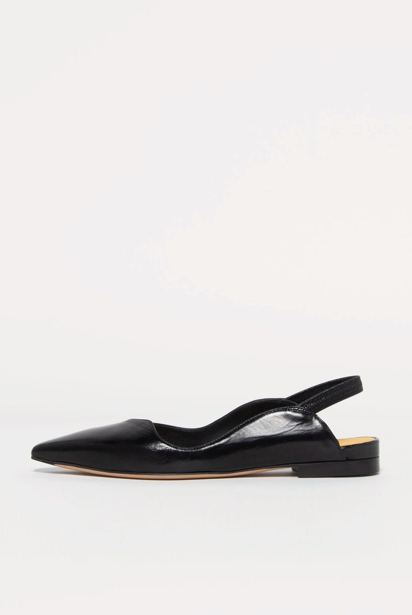 swatch_Black Leather mara bini milena leather flat