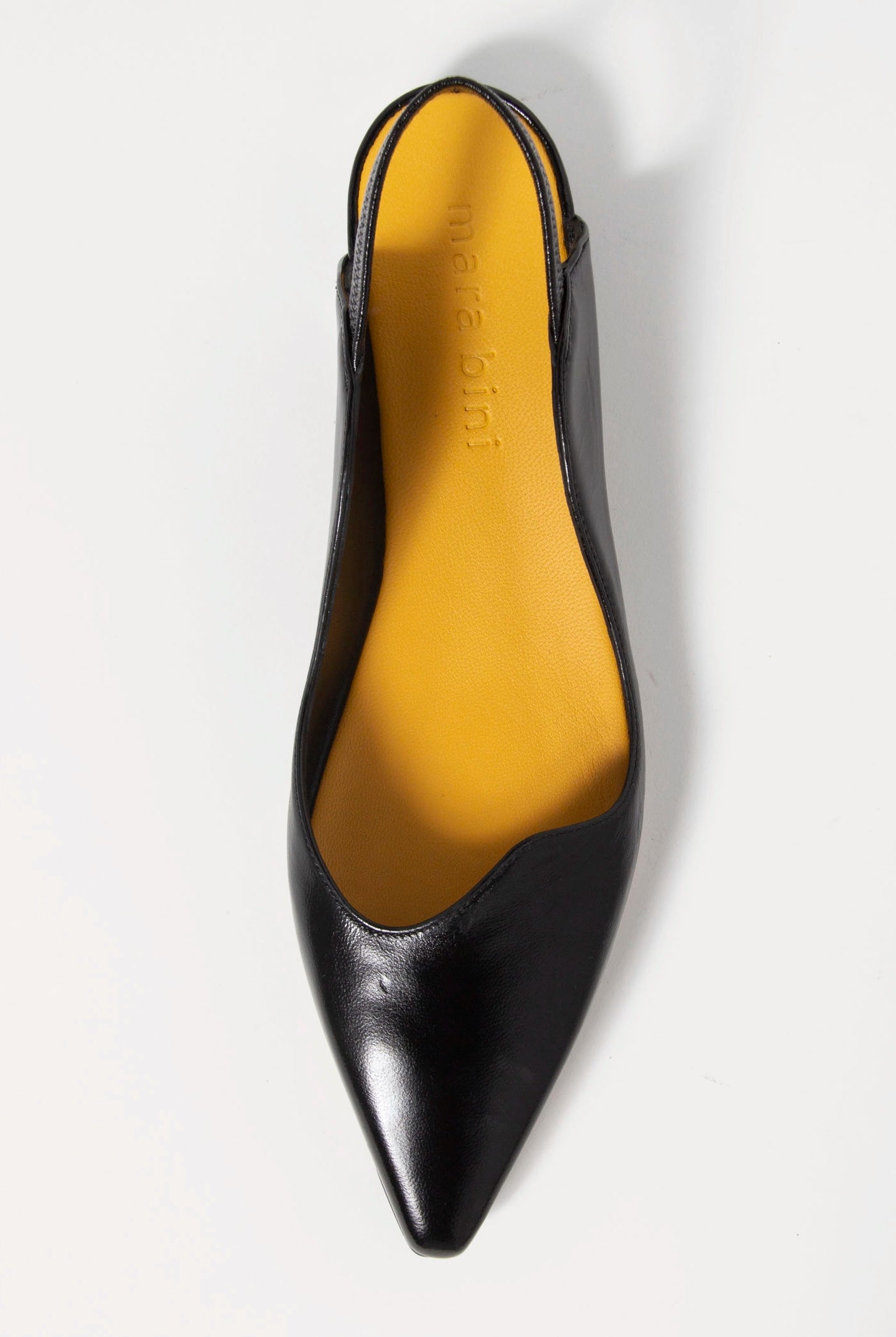 swatch_Black Leather mara bini milena leather flat