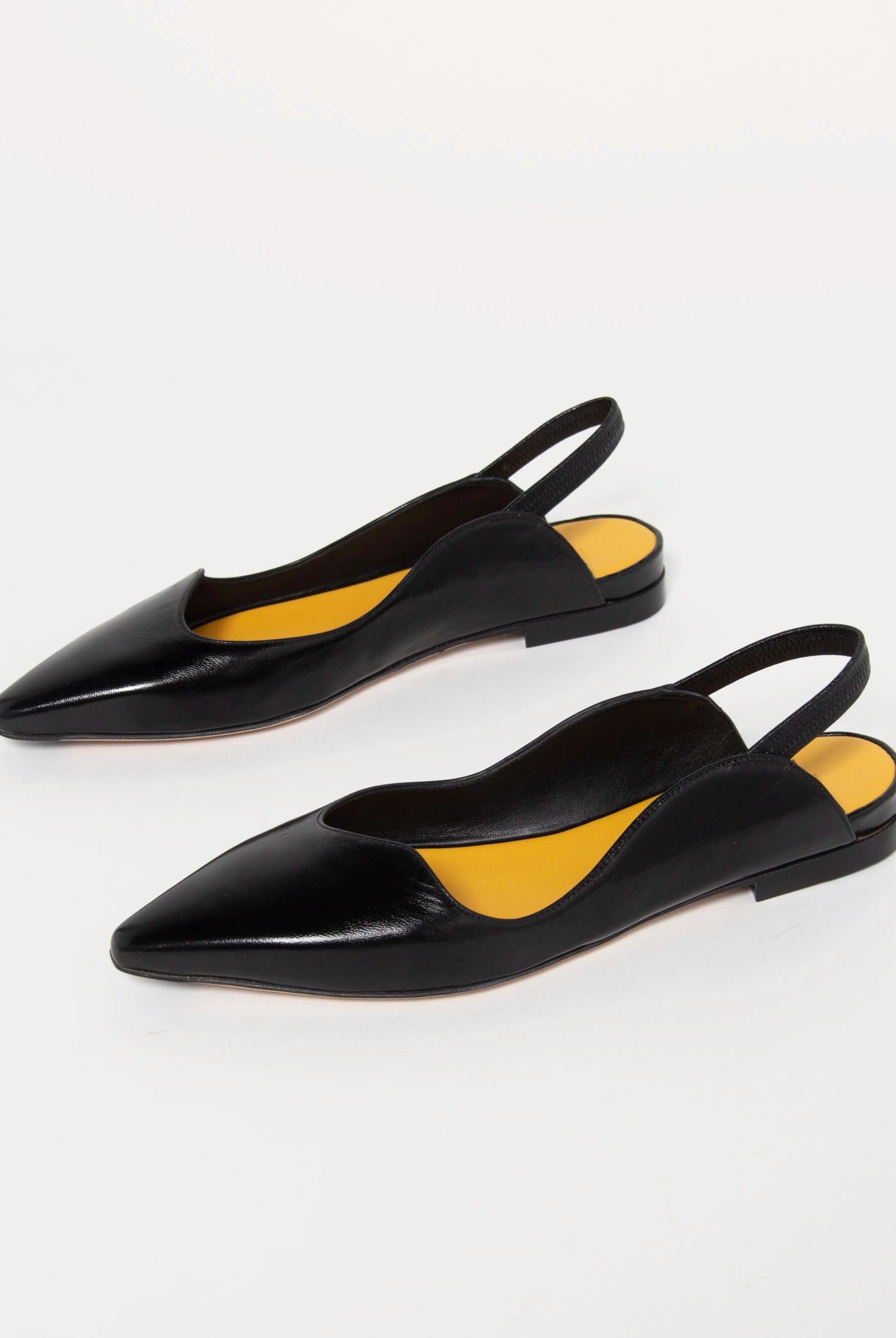 swatch_Black Leather mara bini milena leather flat