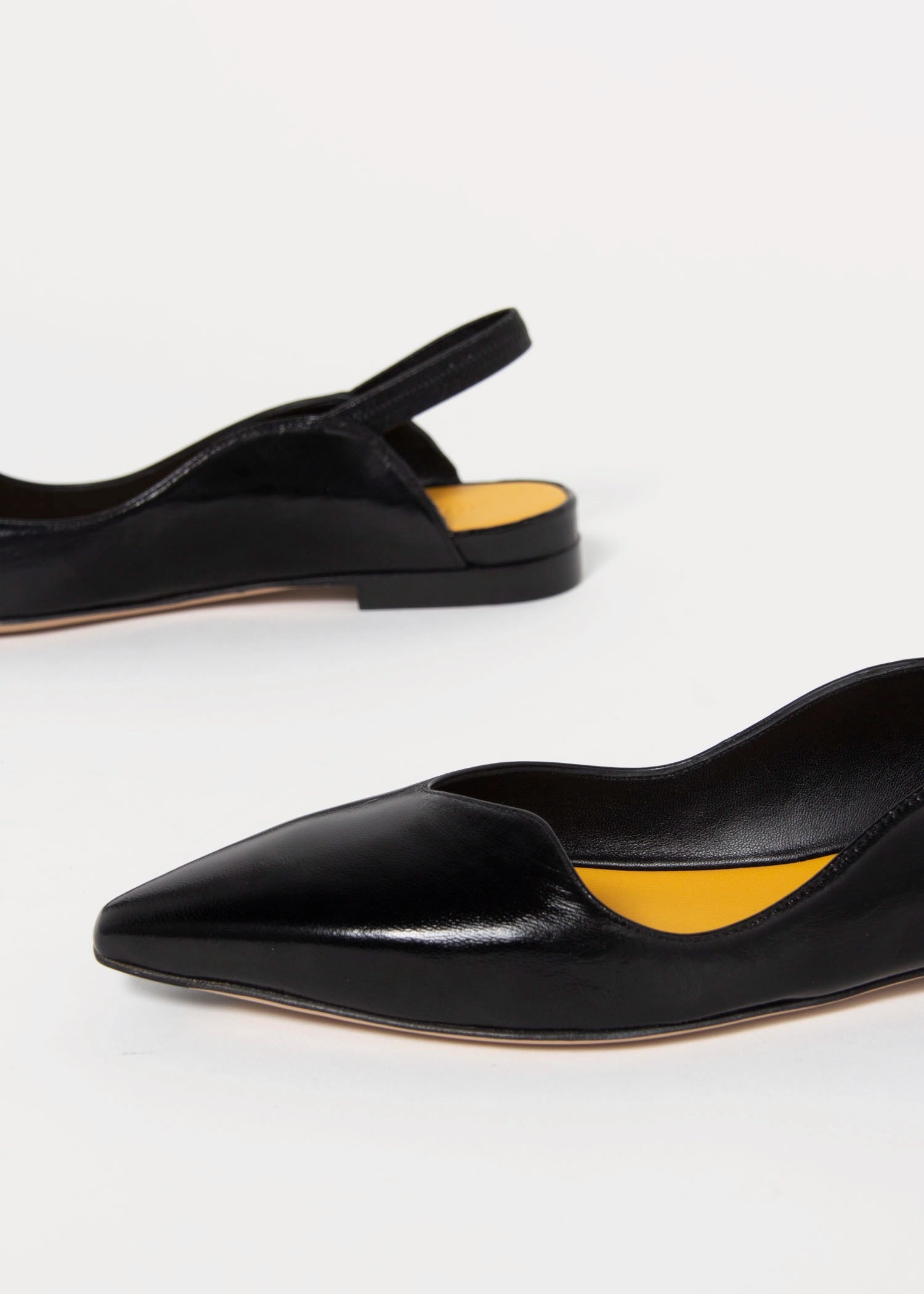 swatch_Black Leather mara bini milena leather flat