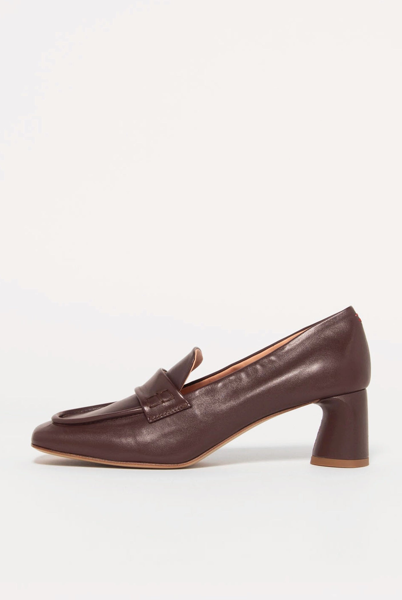 swatch_Brown Leather halmanera heeled leather loafer