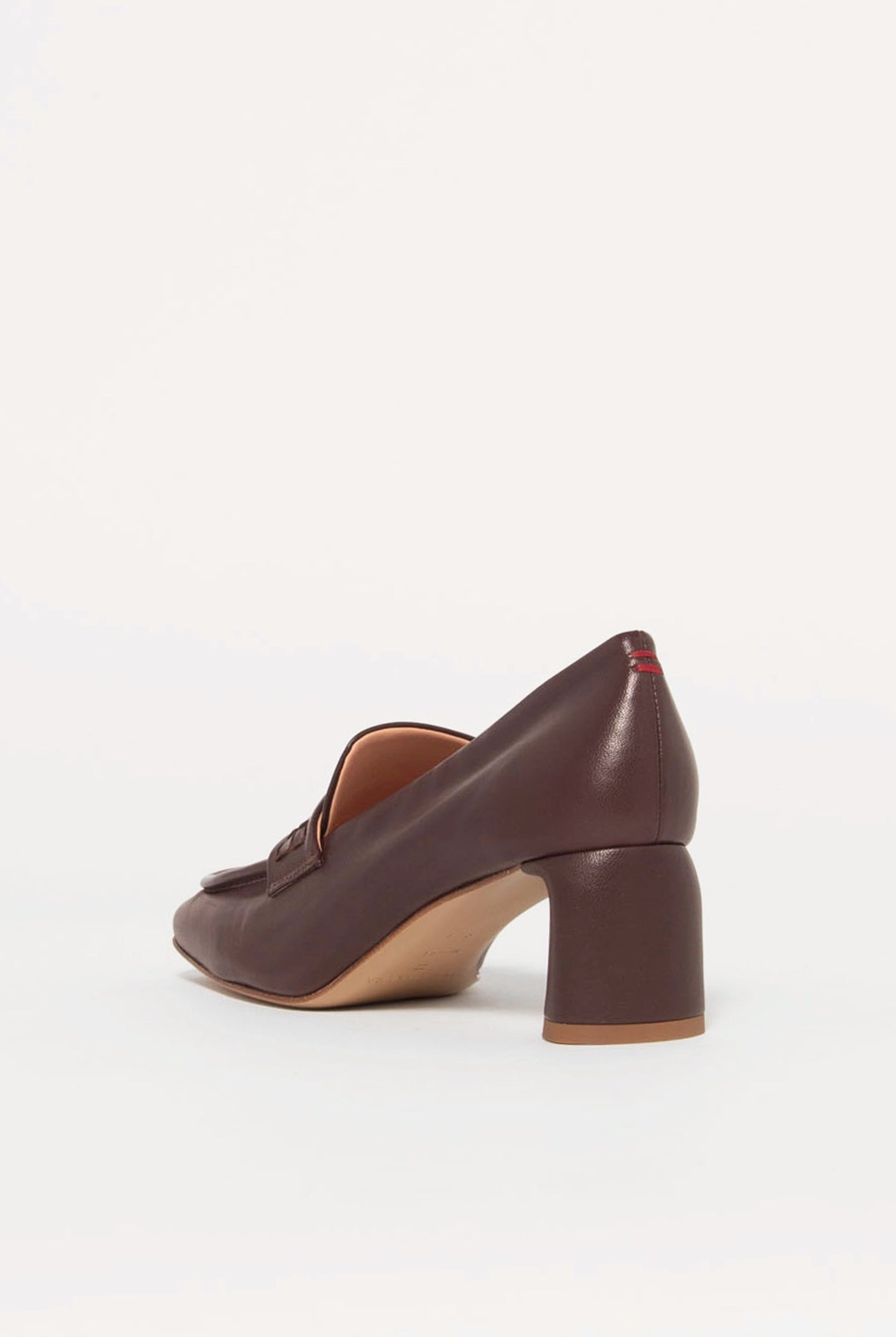 swatch_Brown Leather halmanera heeled leather loafer