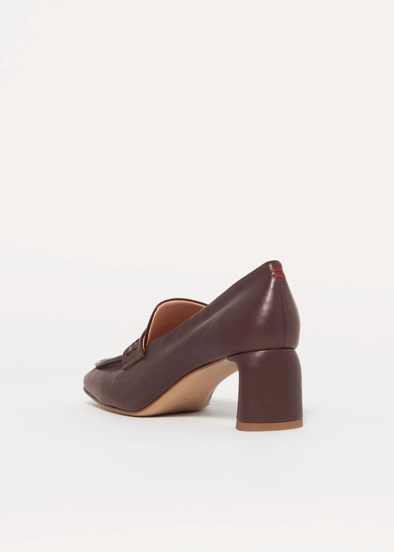 swatch_Brown Leather halmanera heeled leather loafer