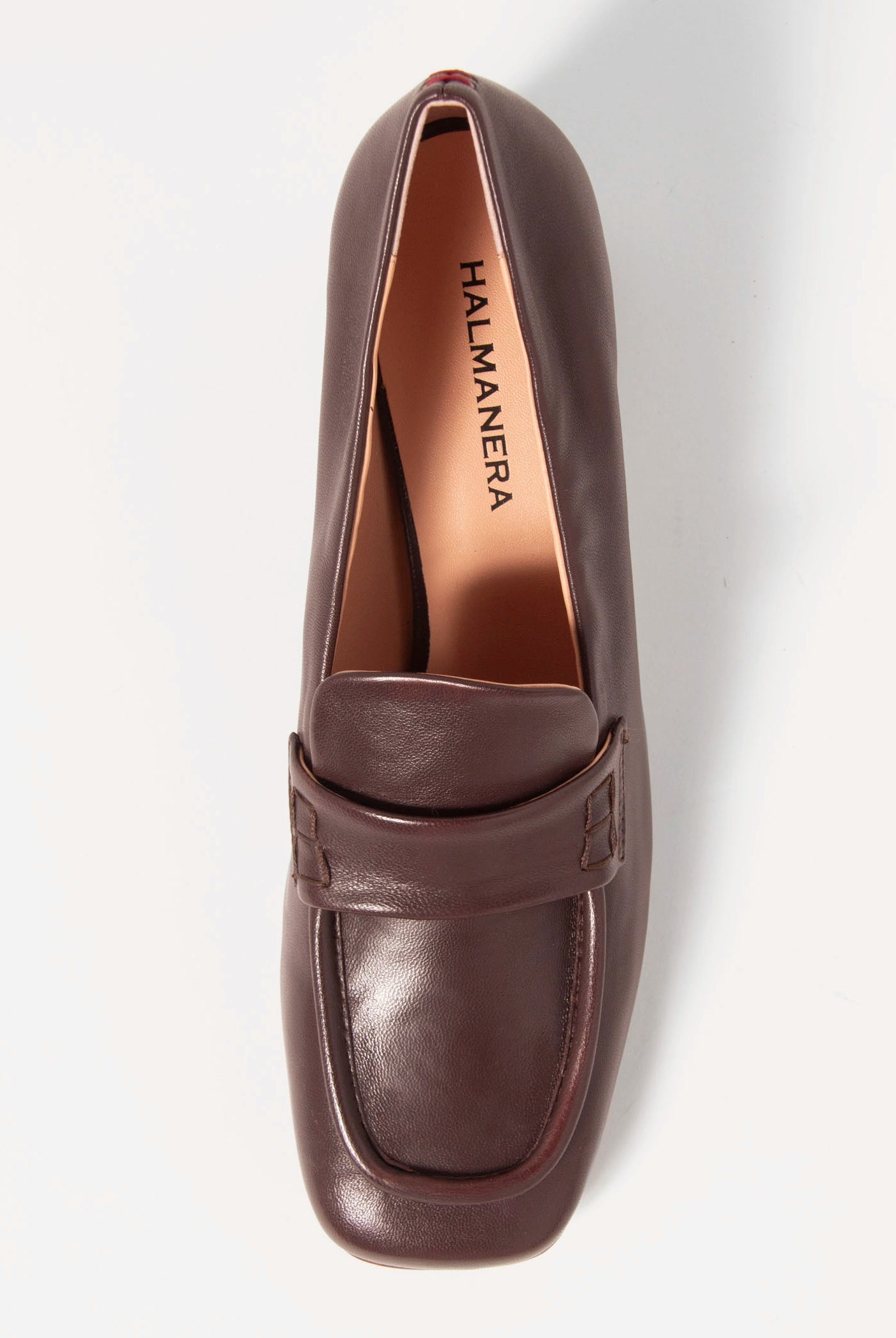 swatch_Brown Leather halmanera heeled leather loafer