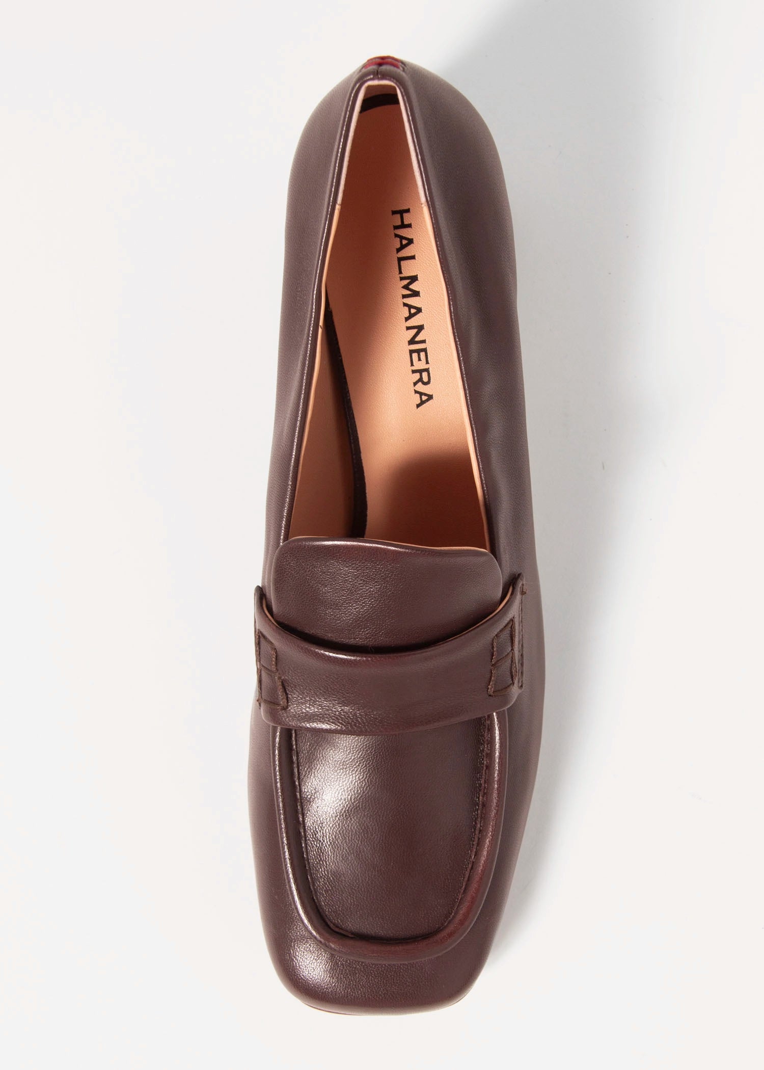 swatch_Brown Leather halmanera heeled leather loafer