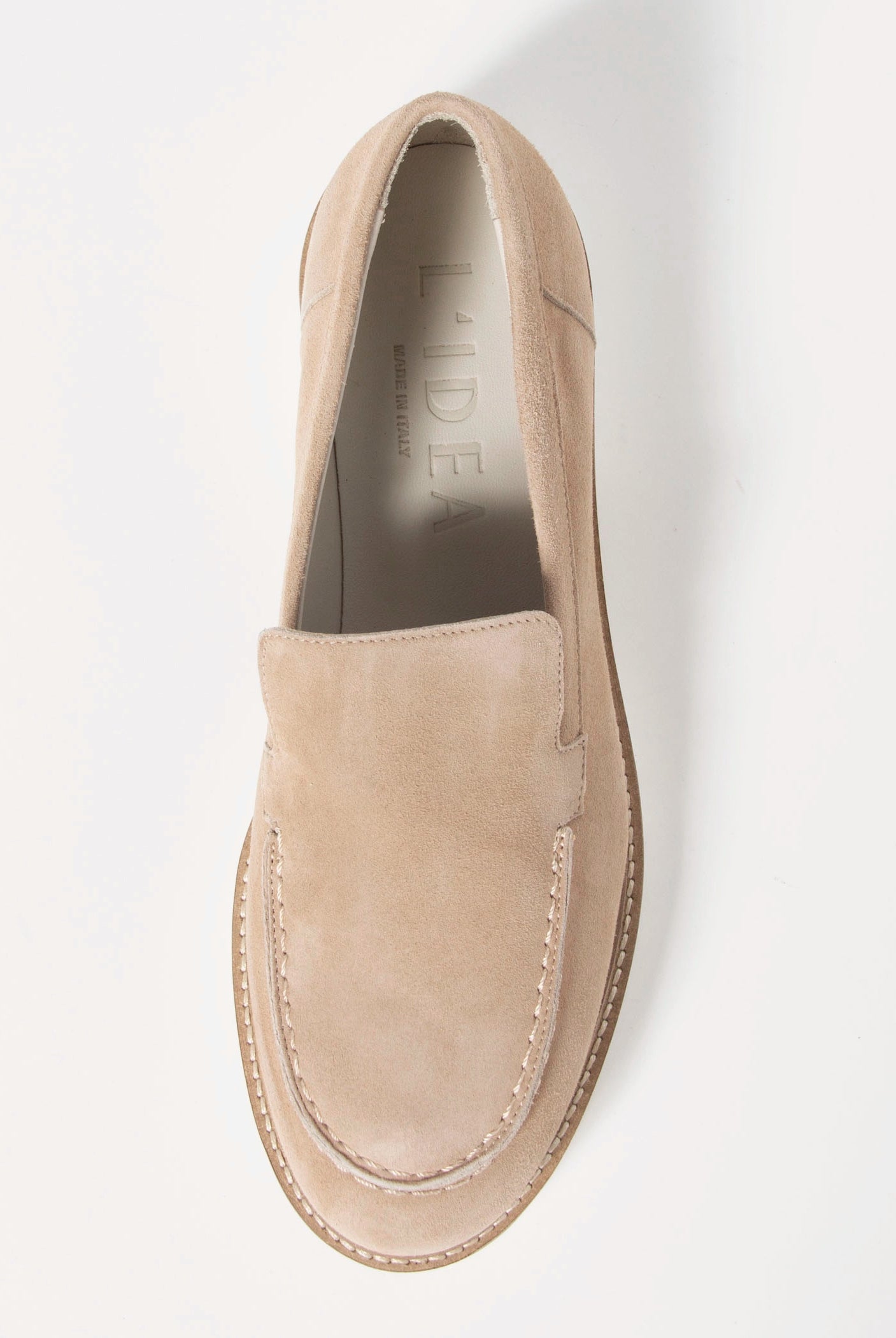 swatch_Camel Suede l'idea suede loafer