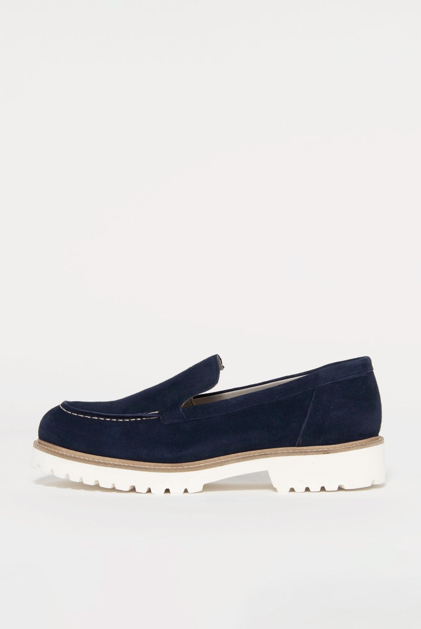 swatch_Navy Suede l'idea suede loafer