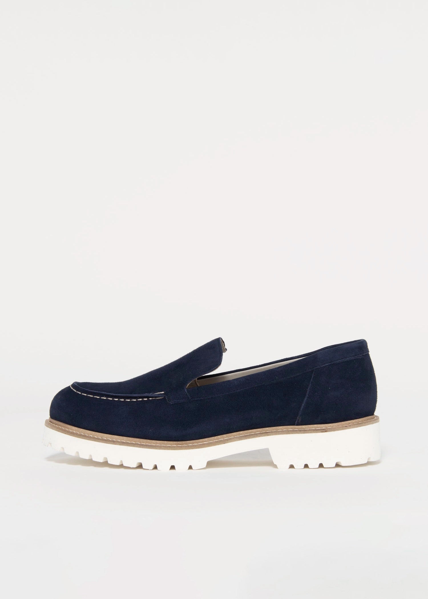 swatch_Navy Suede l'idea suede loafer