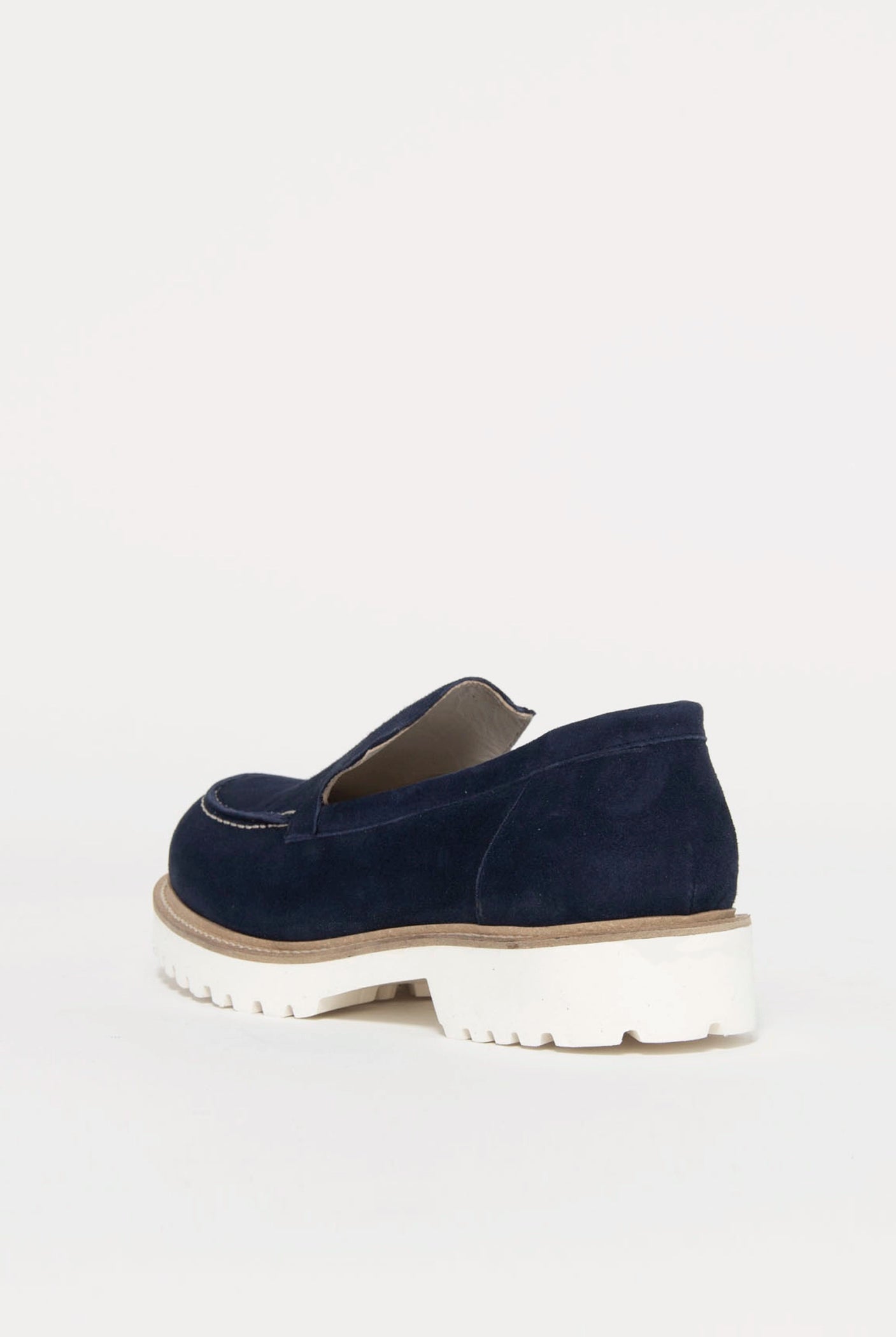 swatch_Navy Suede l'idea suede loafer