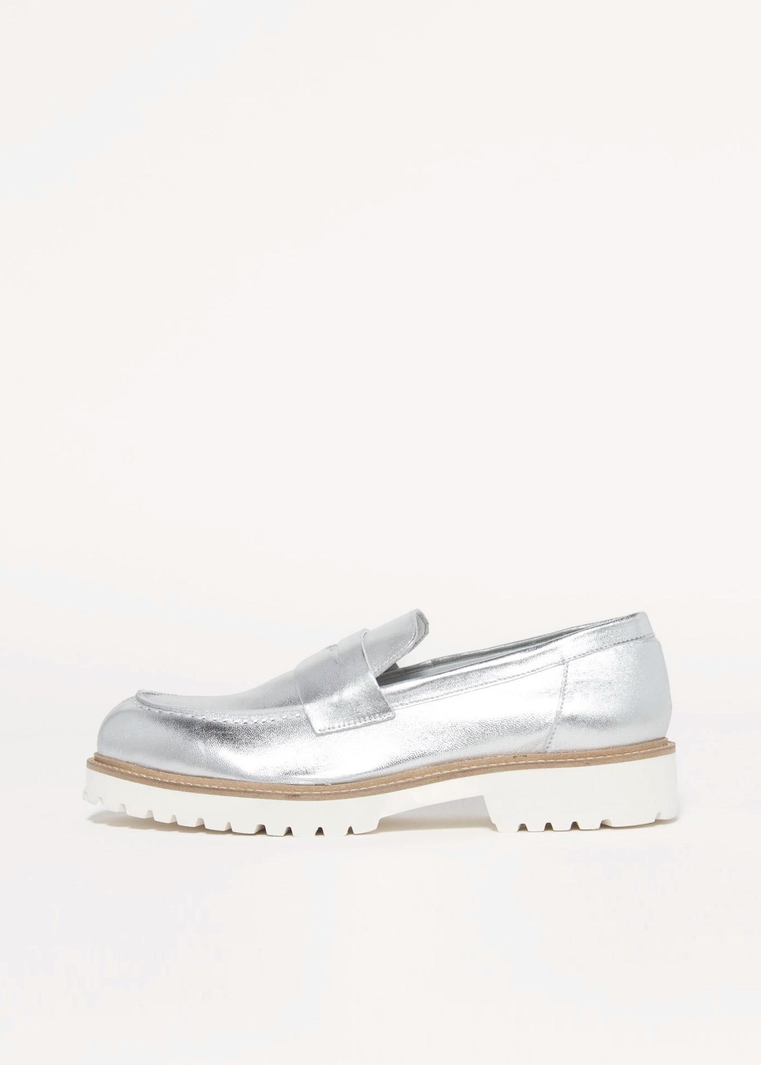 swatch_Silver Leather l'idea classic penny loafer