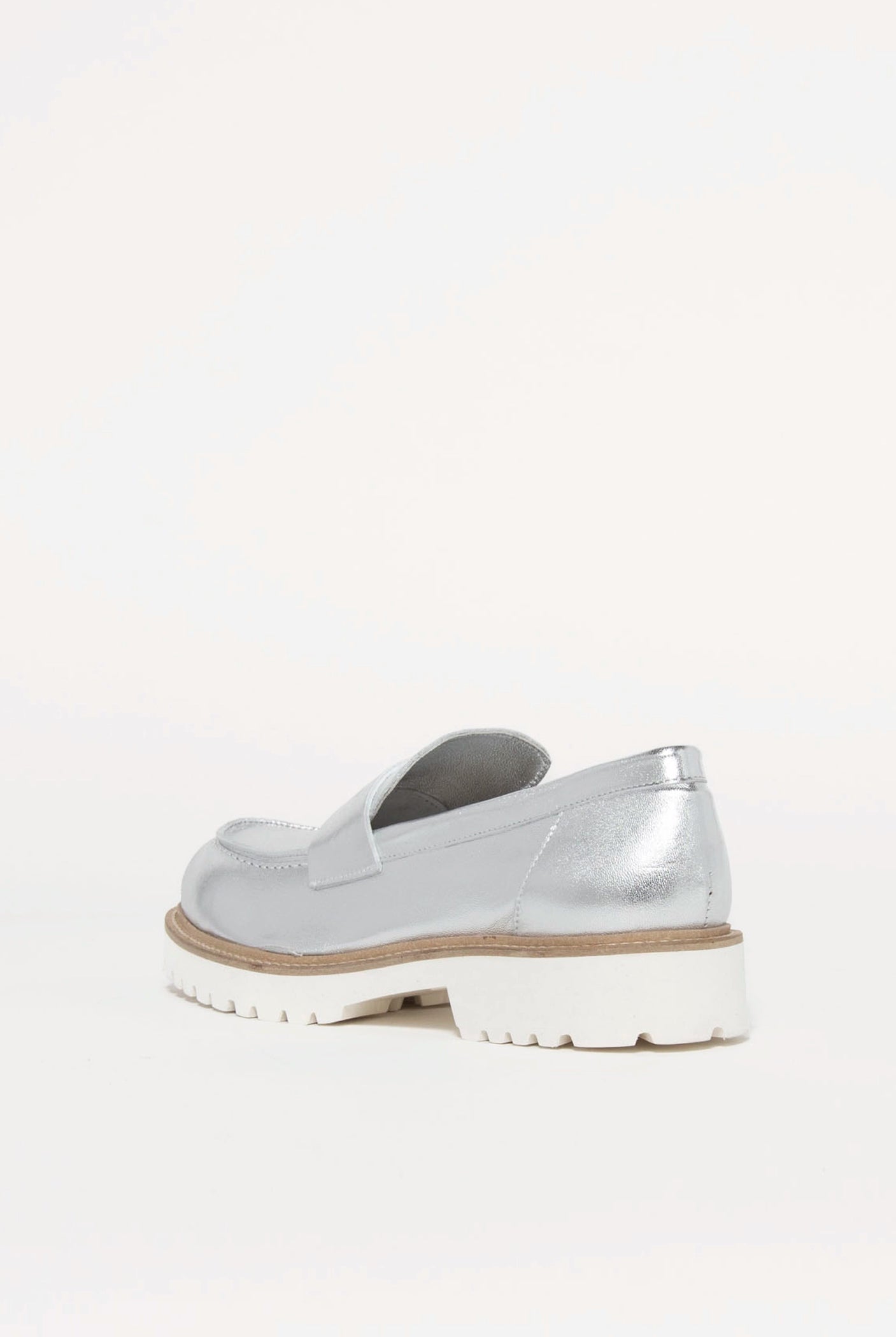 swatch_Silver Leather l'idea classic penny loafer