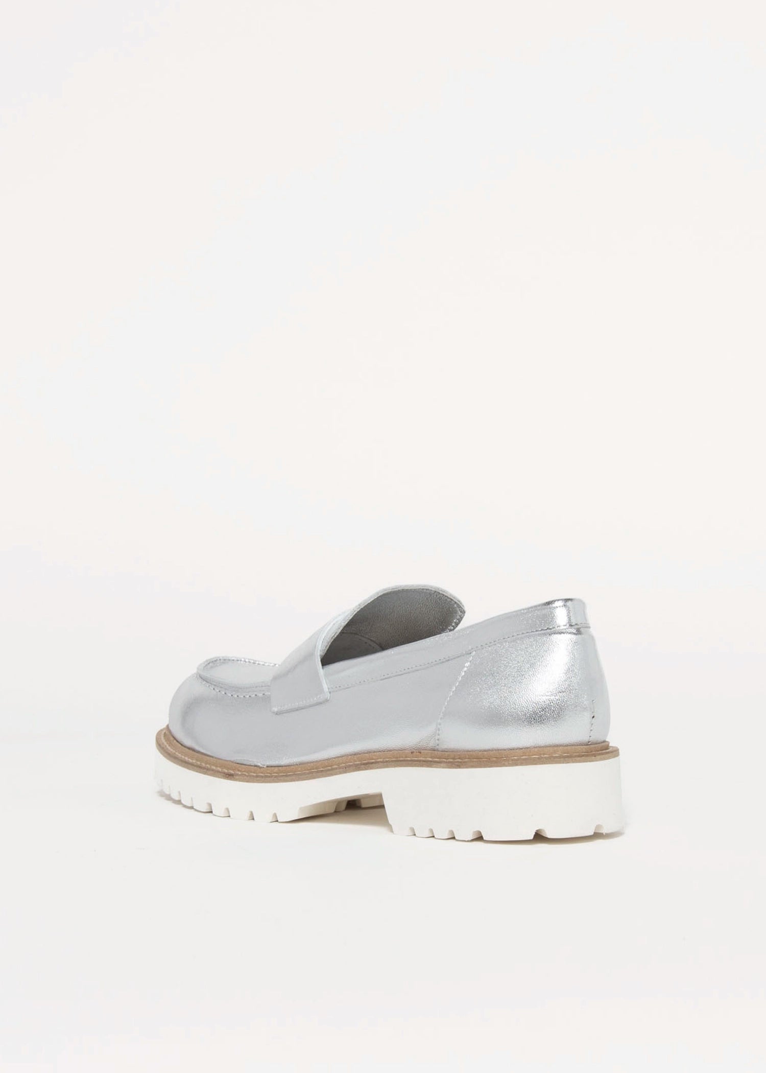 swatch_Silver Leather l'idea classic penny loafer