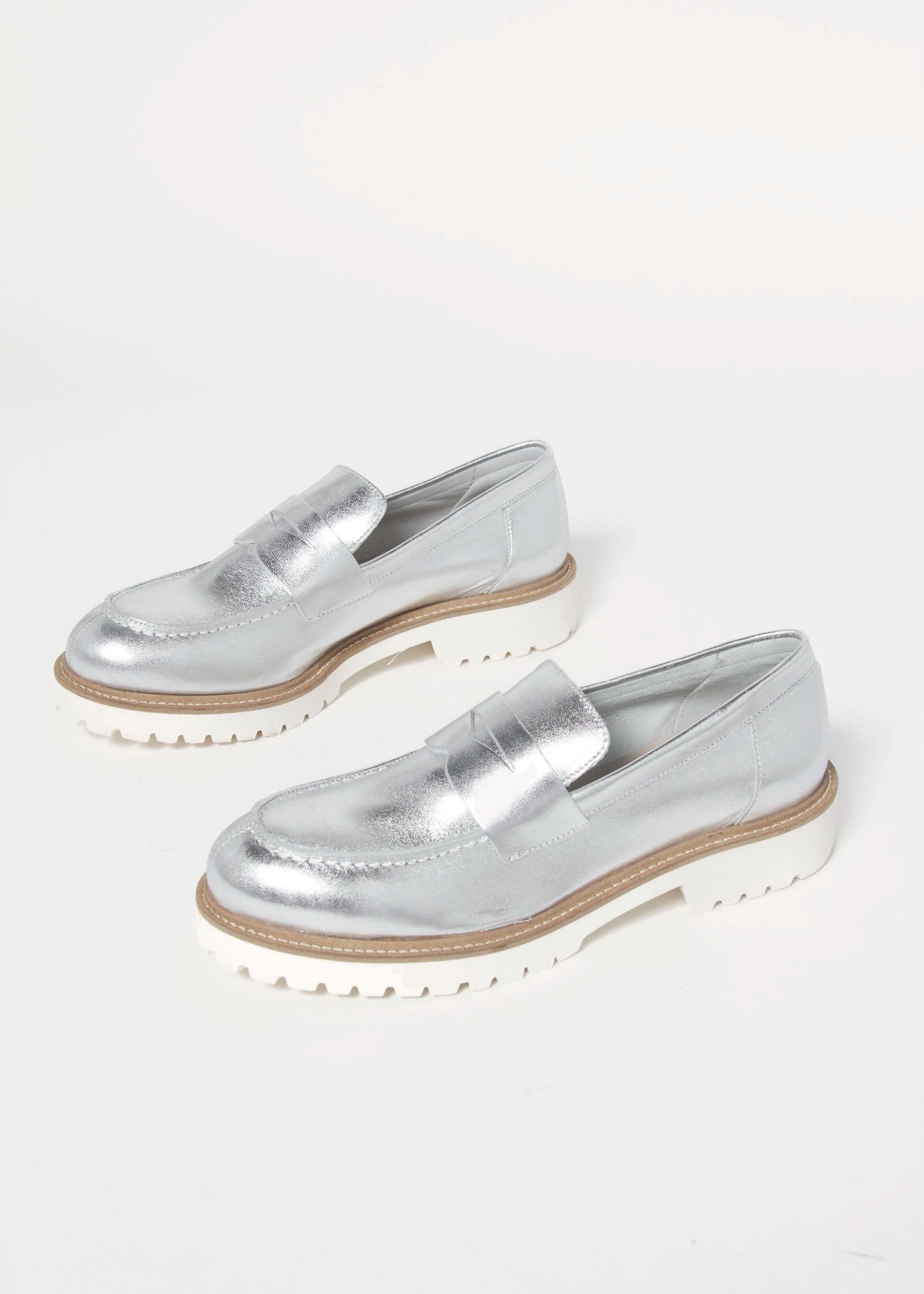 swatch_Silver Leather l'idea classic penny loafer