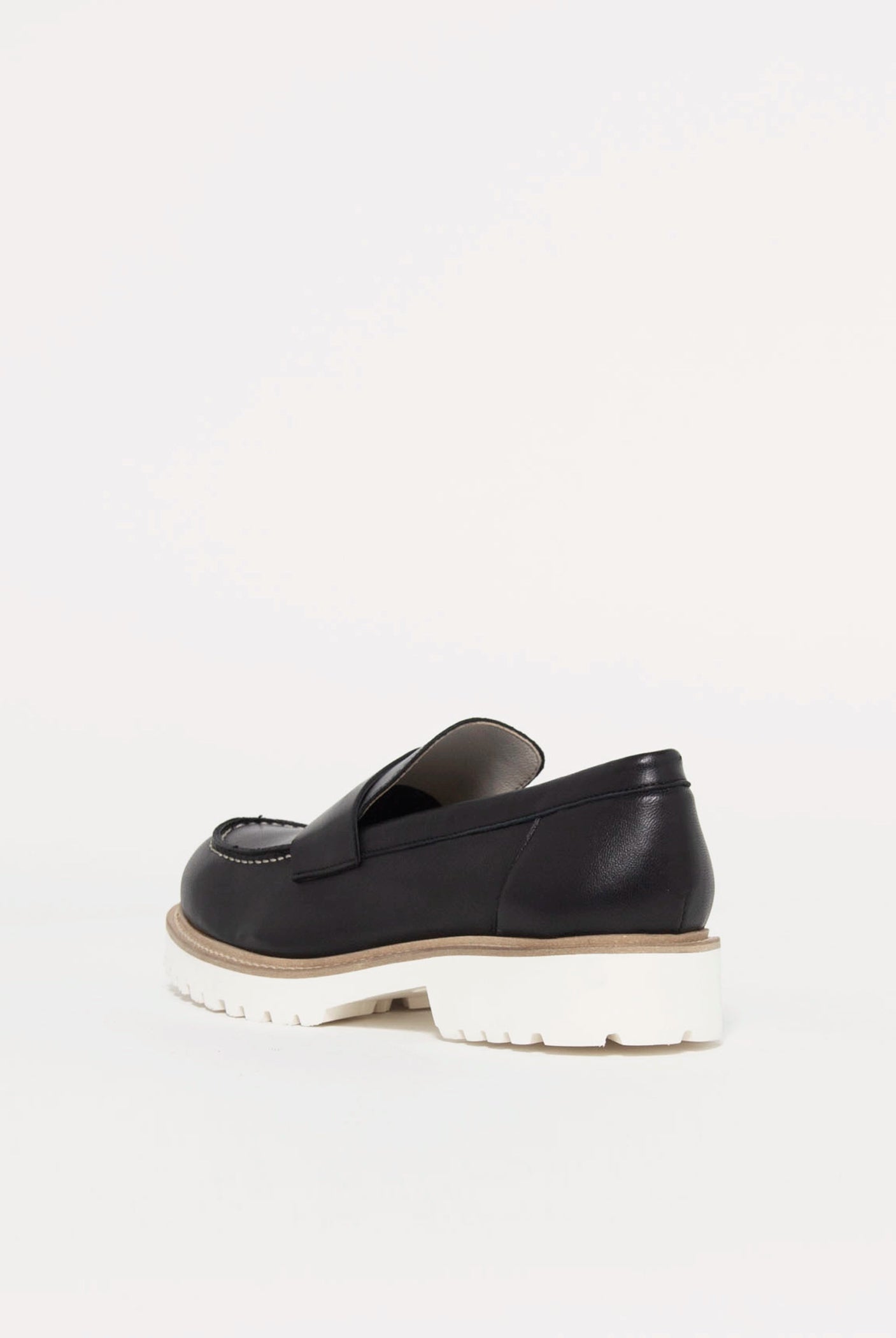 swatch_Black Leather l'idea classic penny loafer