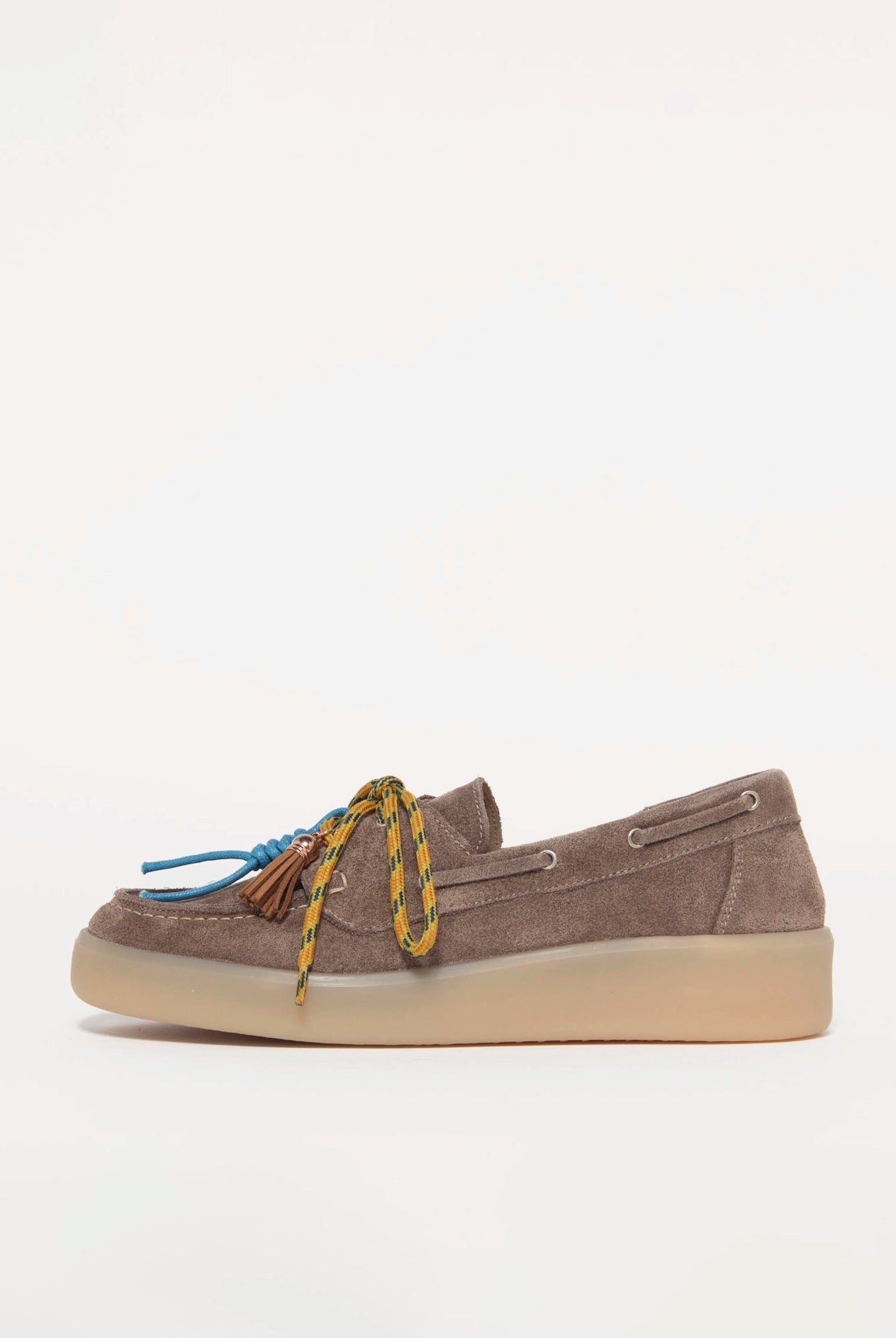 swatch_Taupe Suede charm suede loafer