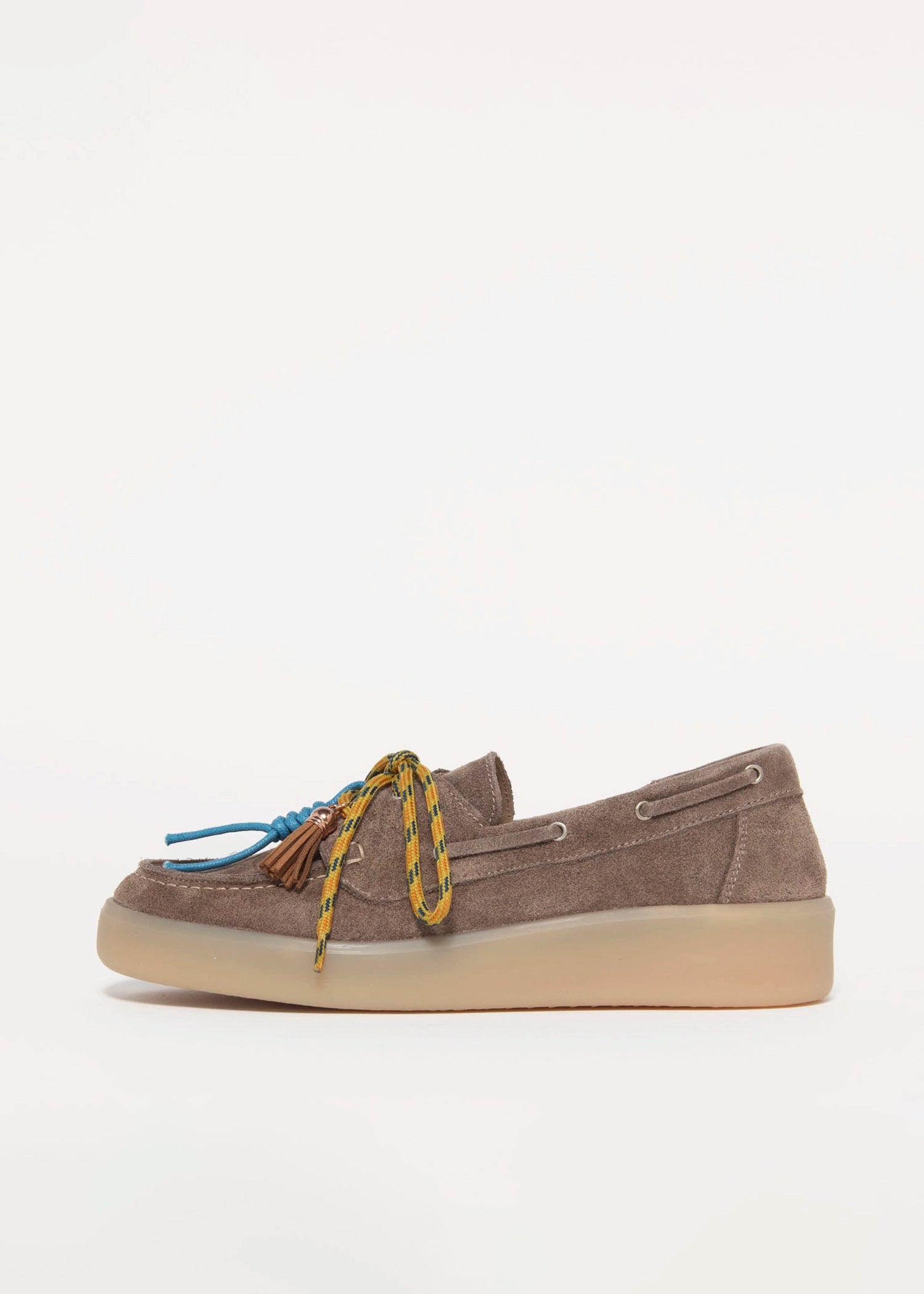 swatch_Taupe Suede charm suede loafer