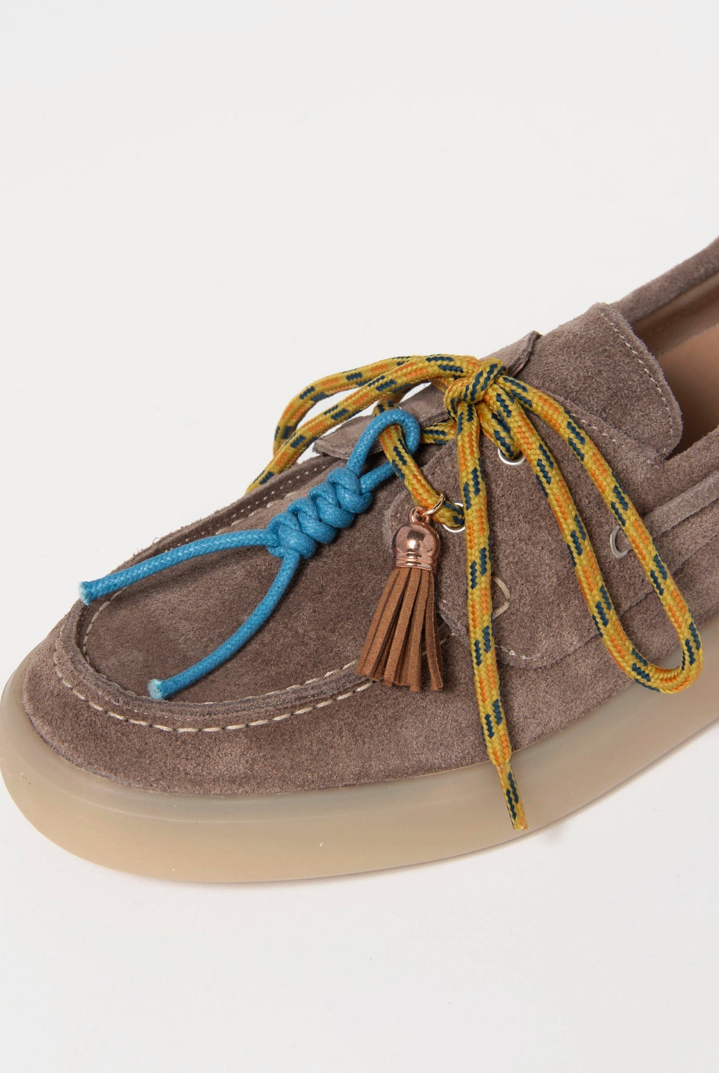 swatch_Taupe Suede charm suede loafer