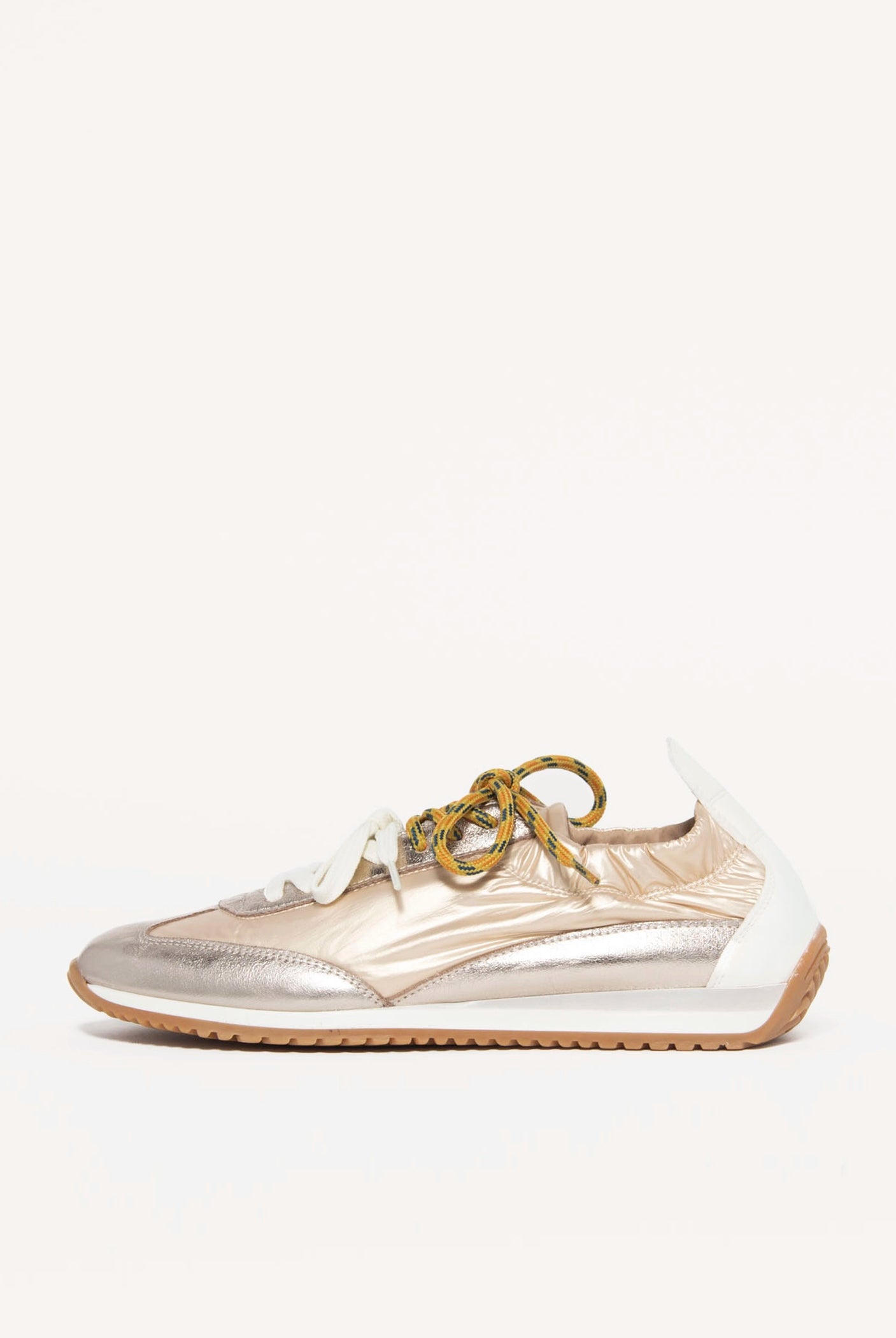 swatch_Platino l'idea metallic double lace sneaker