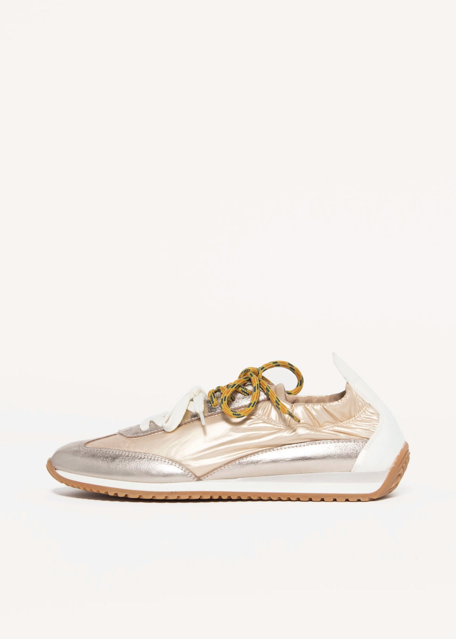 swatch_Platino l'idea metallic double lace sneaker